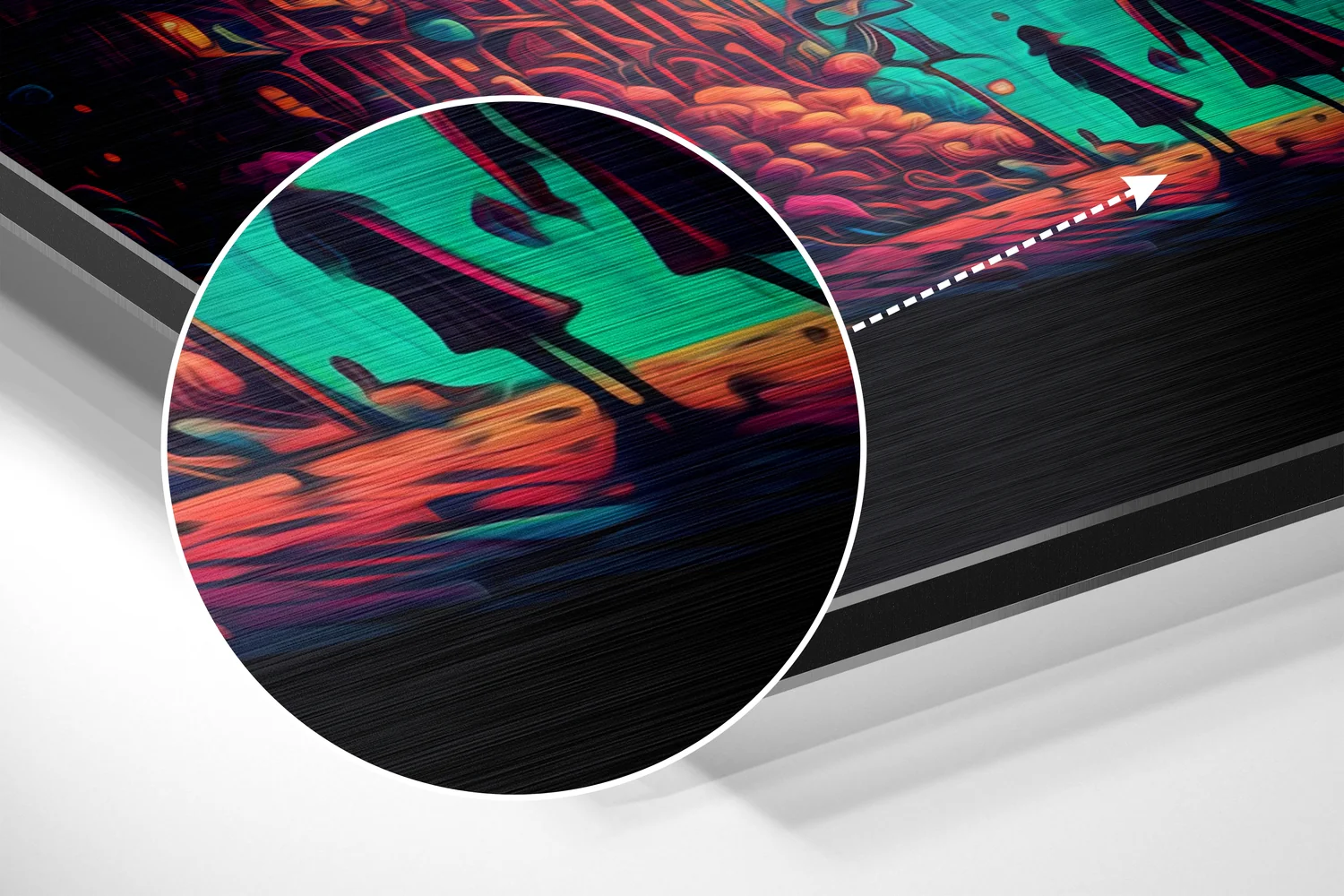 Dreamland Brushed Aluminum Dibond Wall Art - Image 3