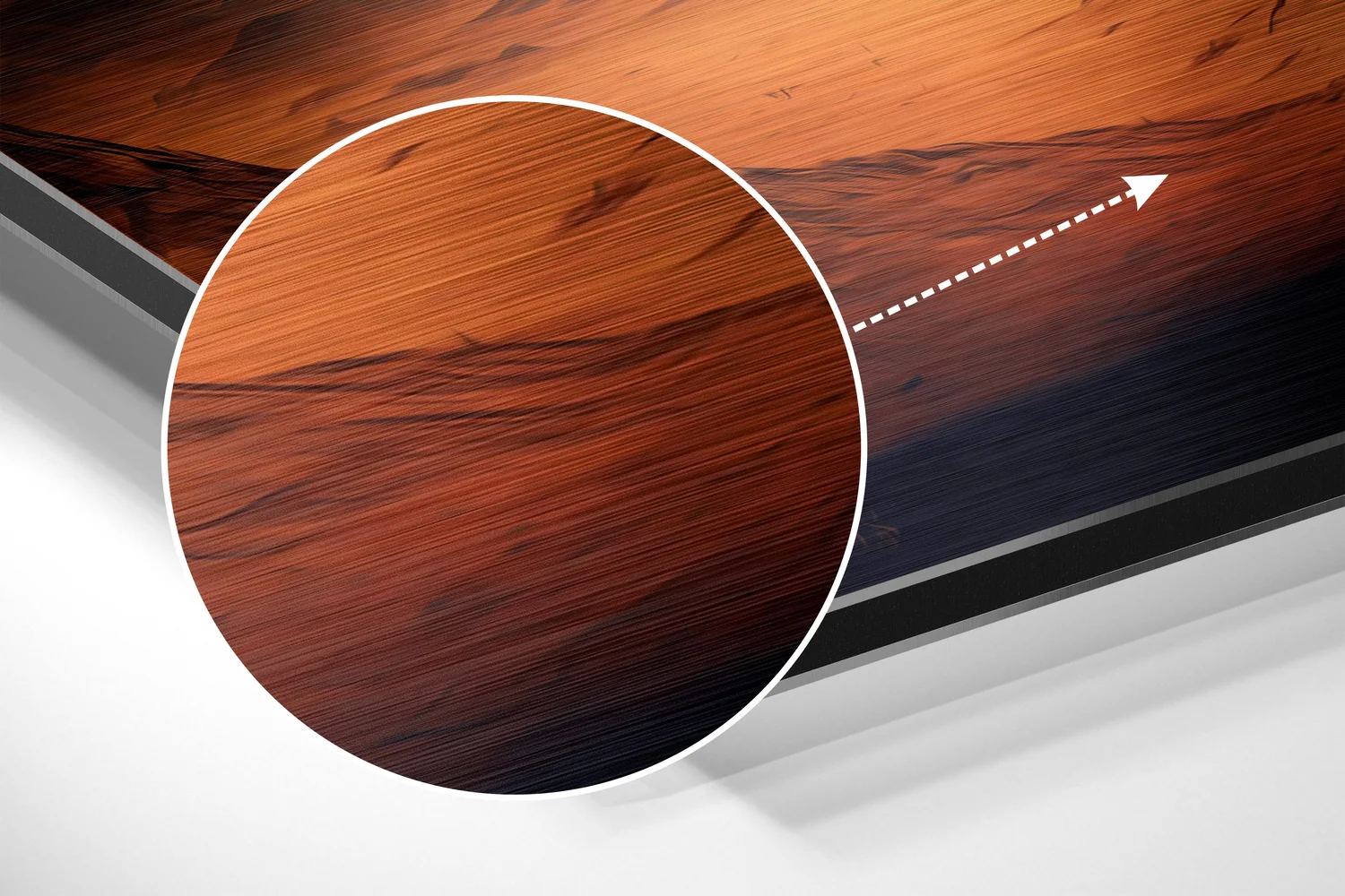 Another Planet Brushed Aluminum Dibond Wall Art - Image 3