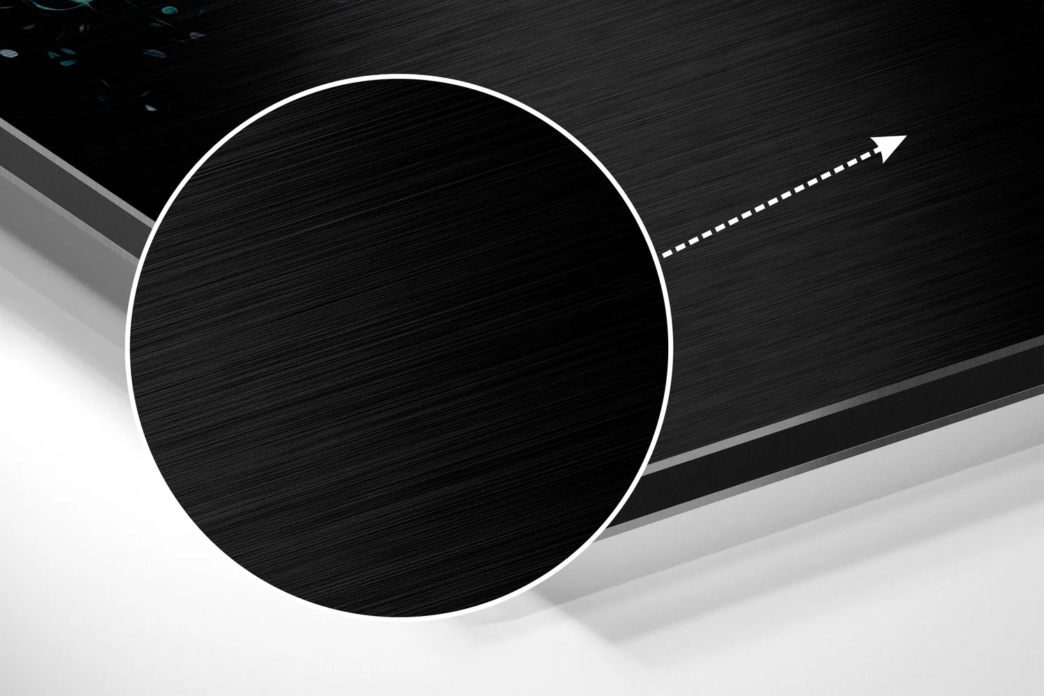 Man in Cap Brushed Aluminum Dibond Wall Art - Image 3
