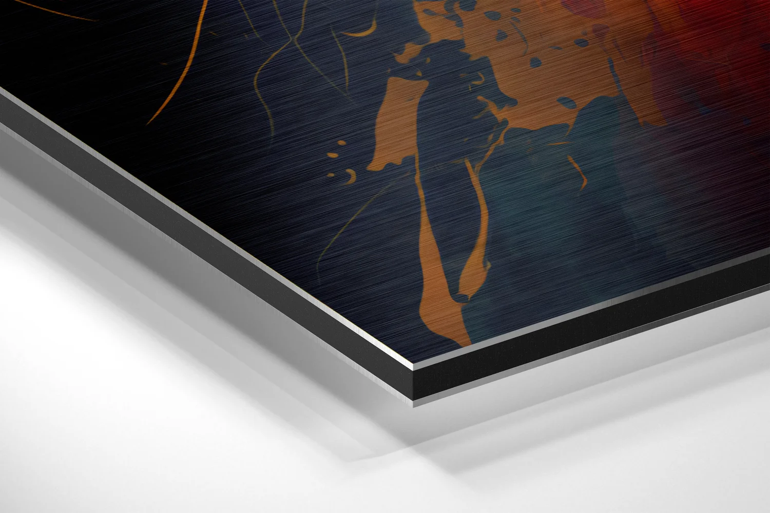 Lion Brushed Aluminum Dibond Wall Art - Image 2