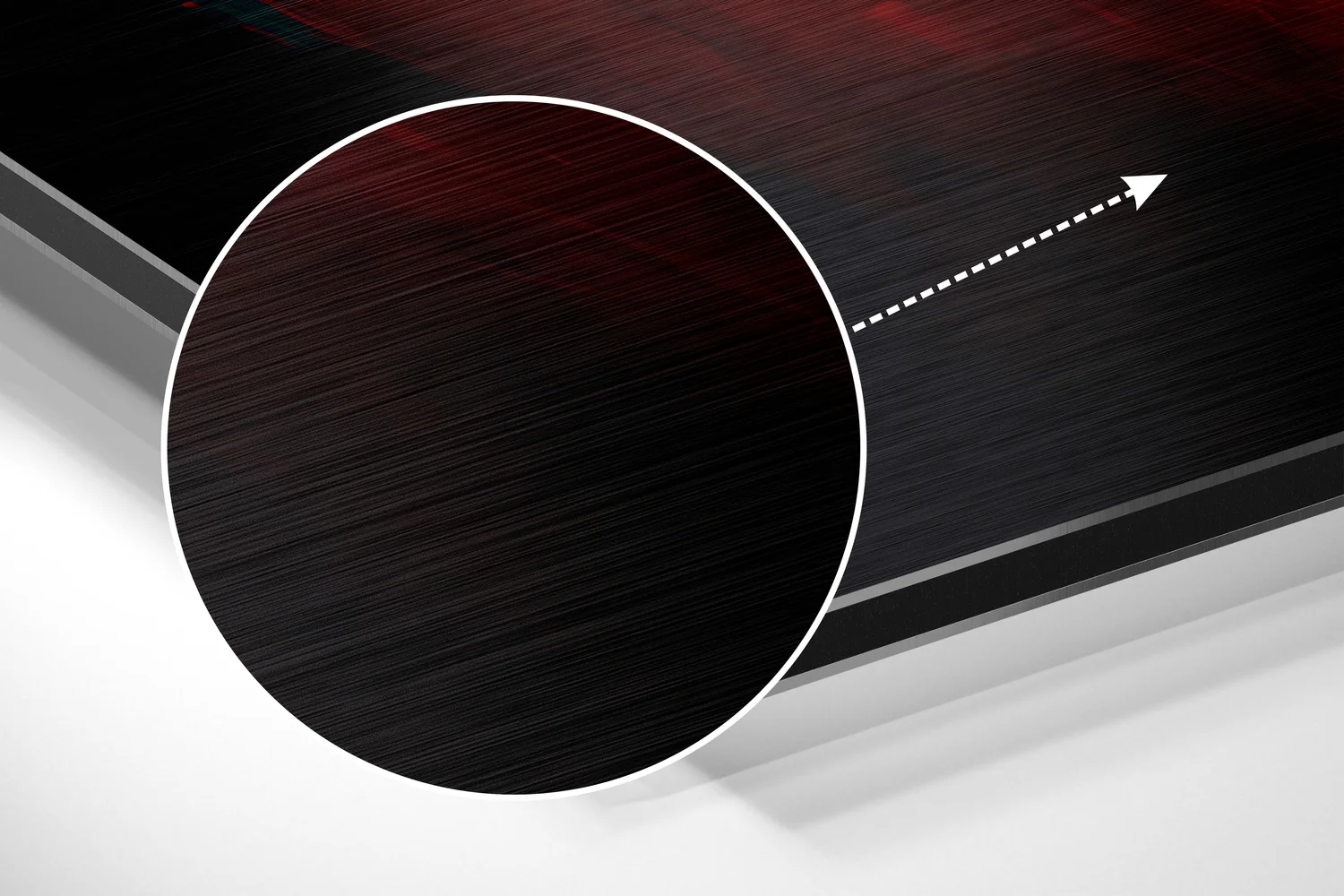 Lion Brushed Aluminum Dibond Wall Art - Image 3