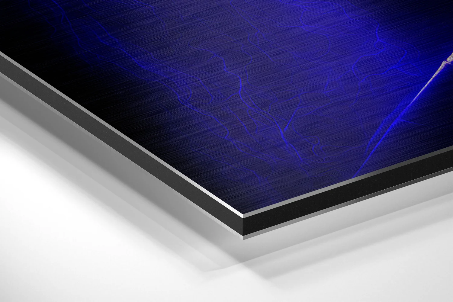 Revenge in His Eyes Brushed Aluminum Dibond Wall Art - Image 2