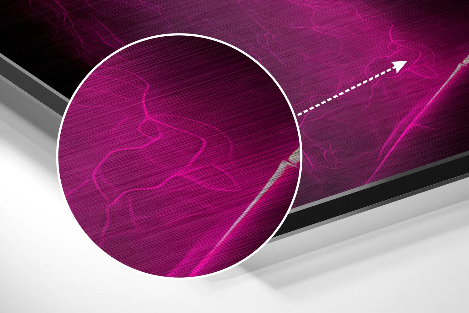 Revenge in His Eyes Brushed Aluminum Dibond Wall Art - Image 3