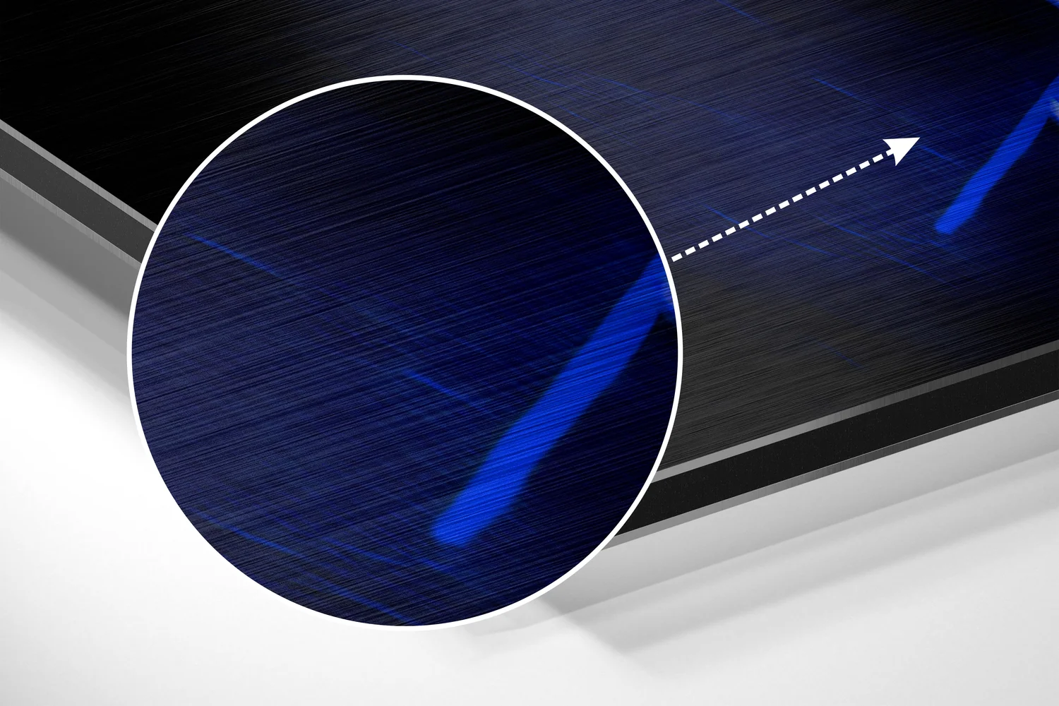 Revenge in His Eyes Brushed Aluminum Dibond Wall Art - Image 3
