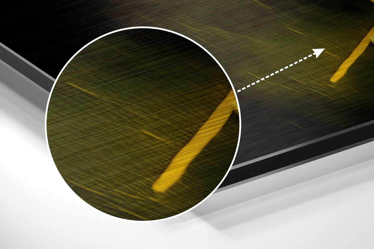Revenge in His Eyes Brushed Aluminum Dibond Wall Art - Image 3