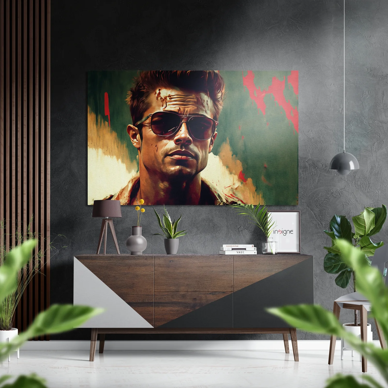 Fight Club Brushed Aluminum Dibond Wall Art
