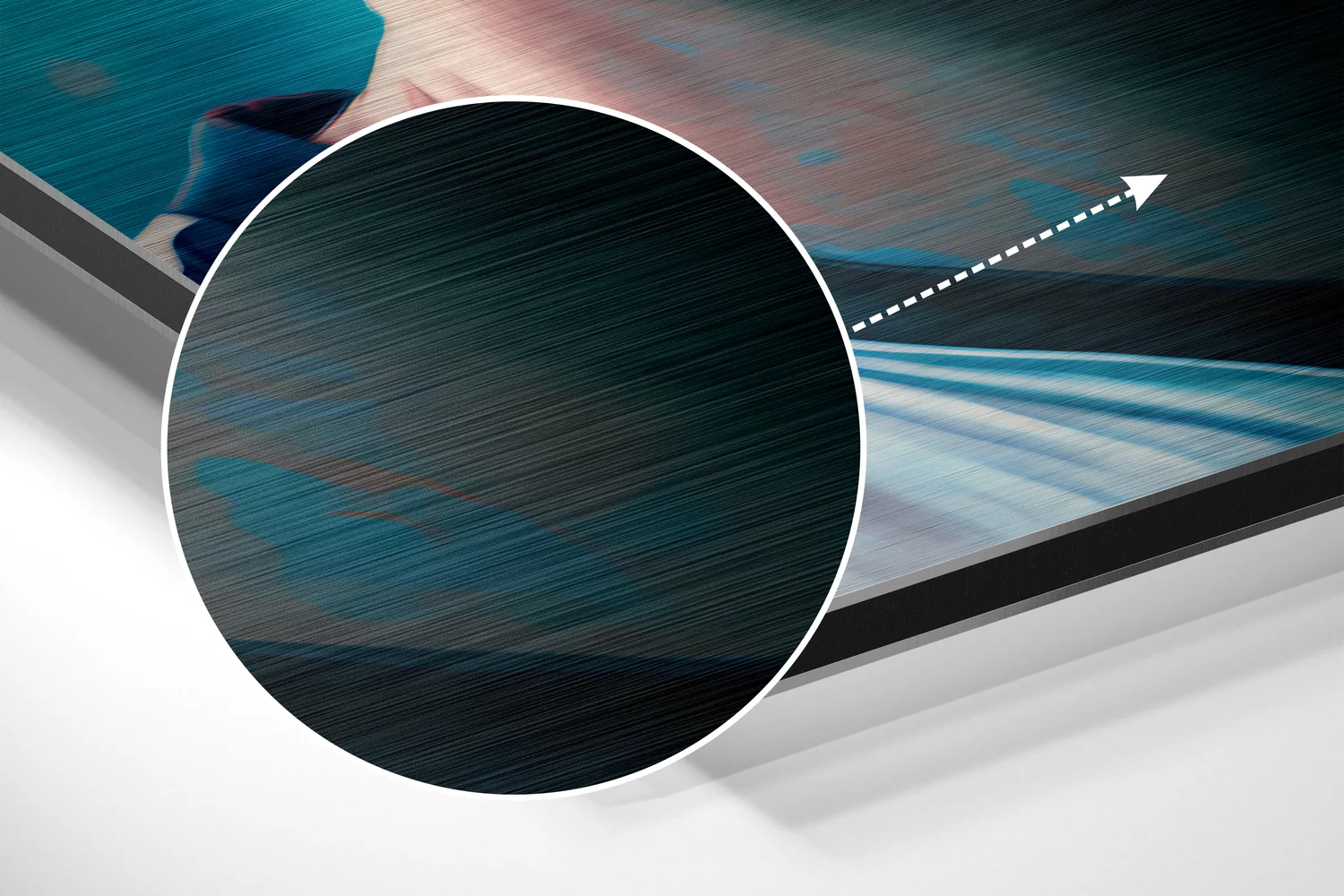 Messi Brushed Aluminum Dibond Wall Art - Image 3