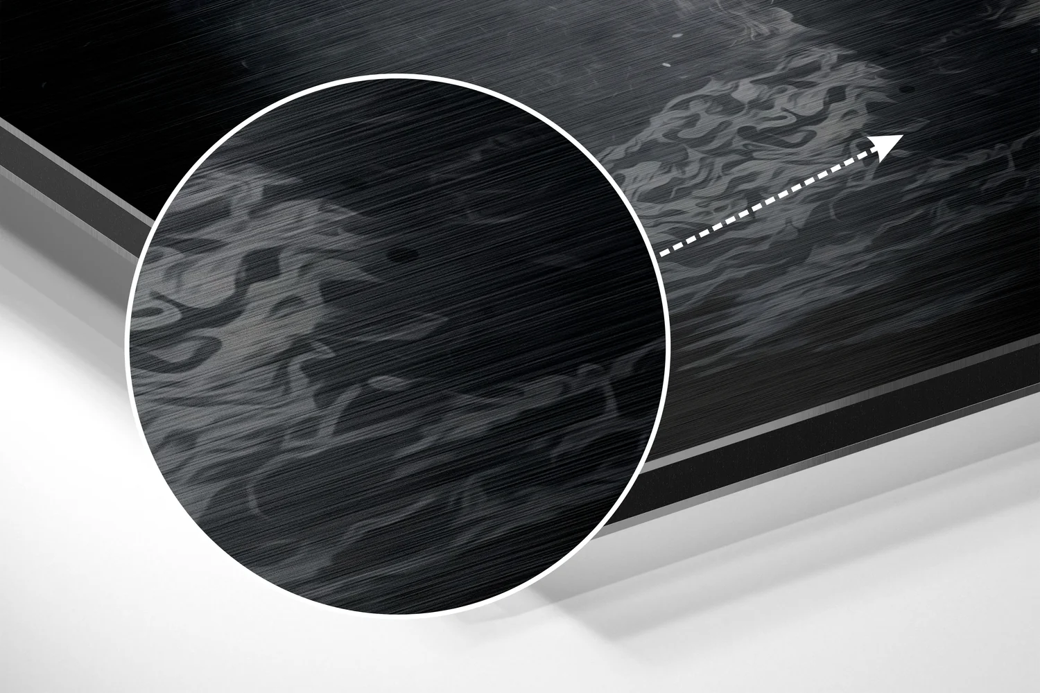 Astronaut Brushed Aluminum Dibond Wall Art - Image 3