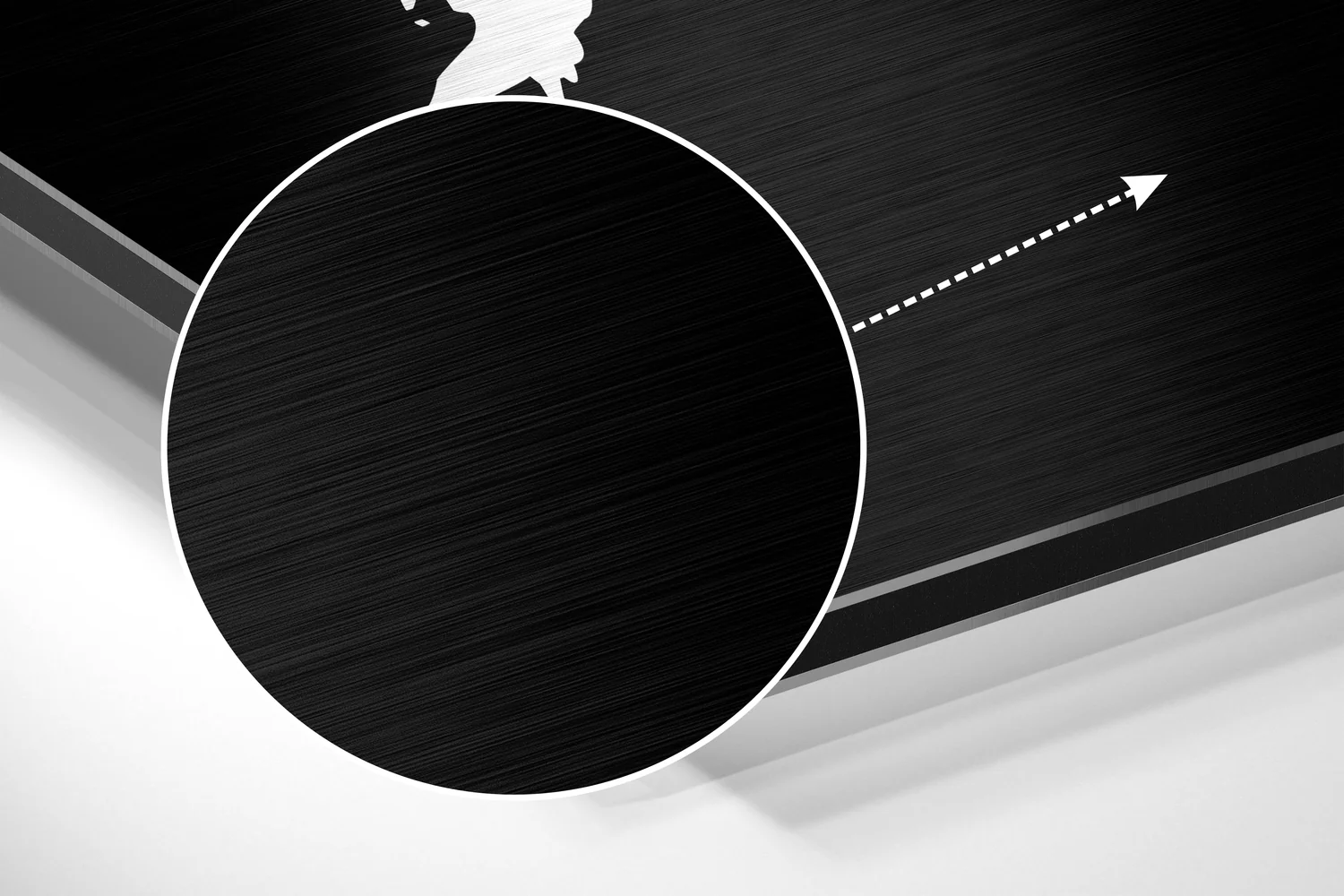 Get Shit Done Brushed Aluminum Dibond Wall Art - Image 3