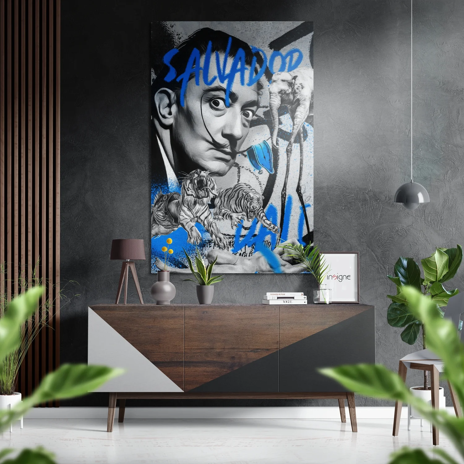 Salvador Dali Brushed Aluminum Dibond Wall Art