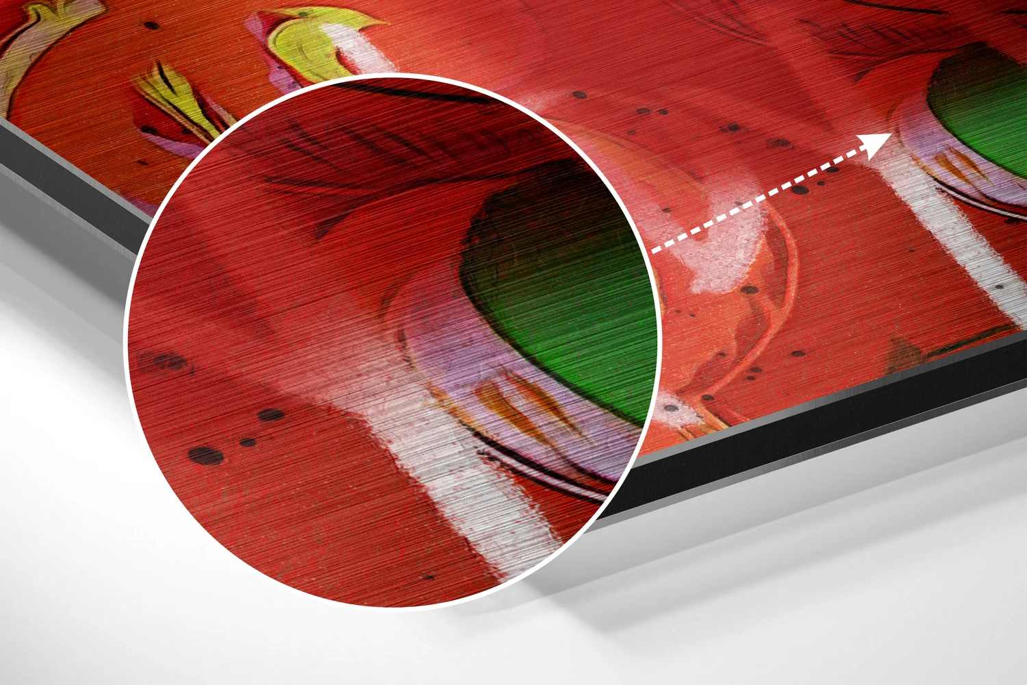Dollar Brushed Aluminum Dibond Wall Art - Image 3