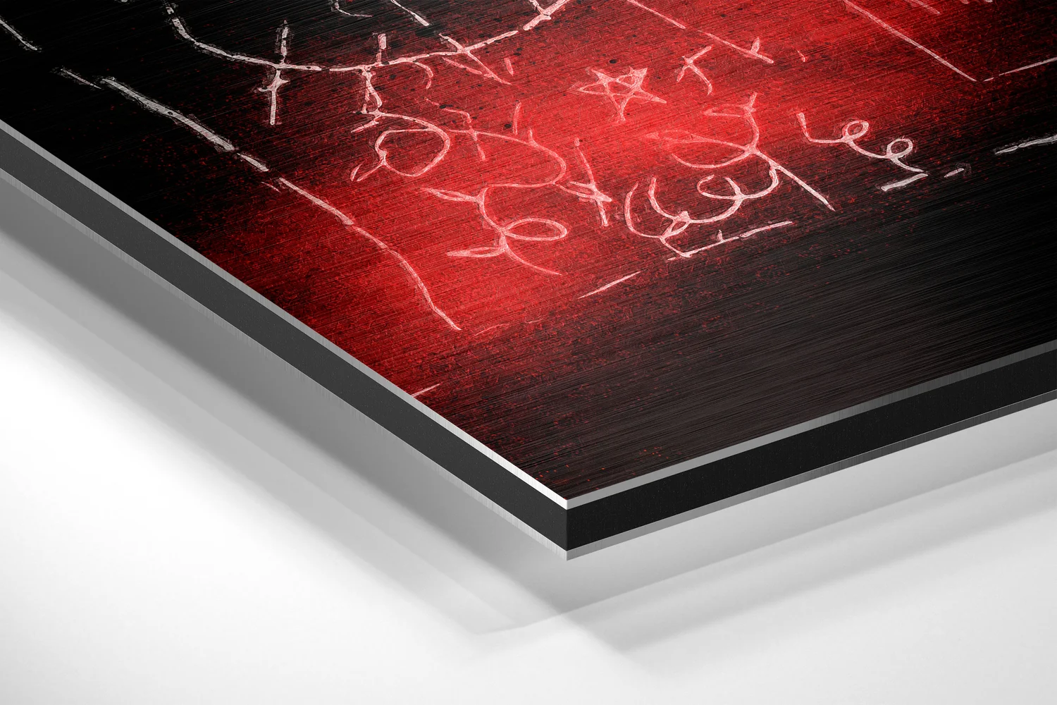 Basquiat Brushed Aluminum Dibond Wall Art - Image 2