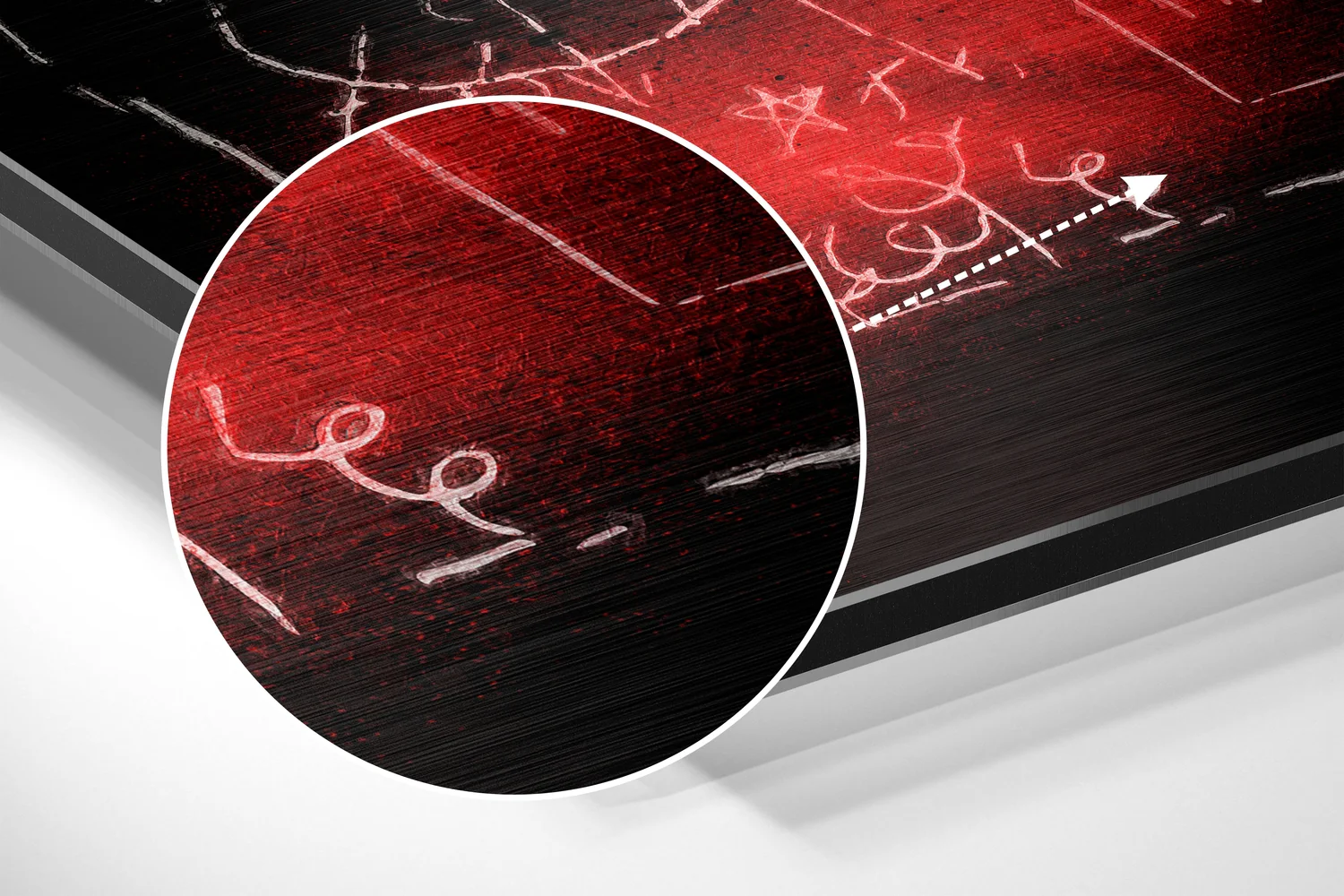 Basquiat Brushed Aluminum Dibond Wall Art - Image 3