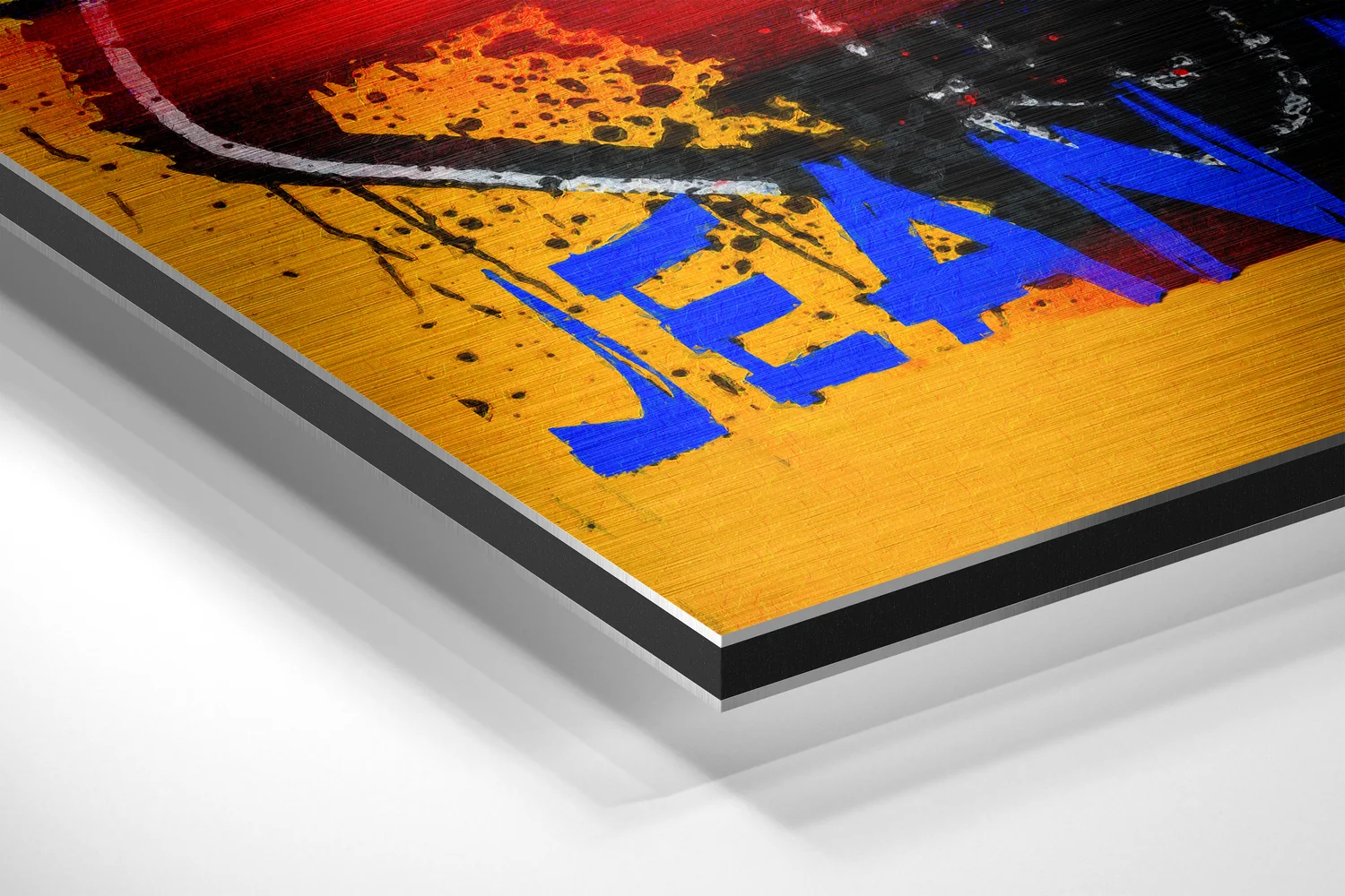 Basquiat Brushed Aluminum Dibond Wall Art - Image 2