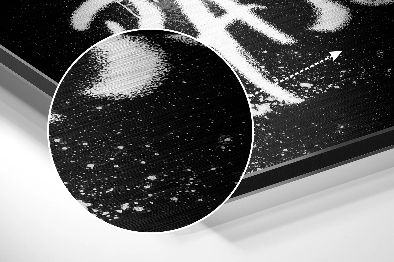 Basquiat Brushed Aluminum Dibond Wall Art - Image 3