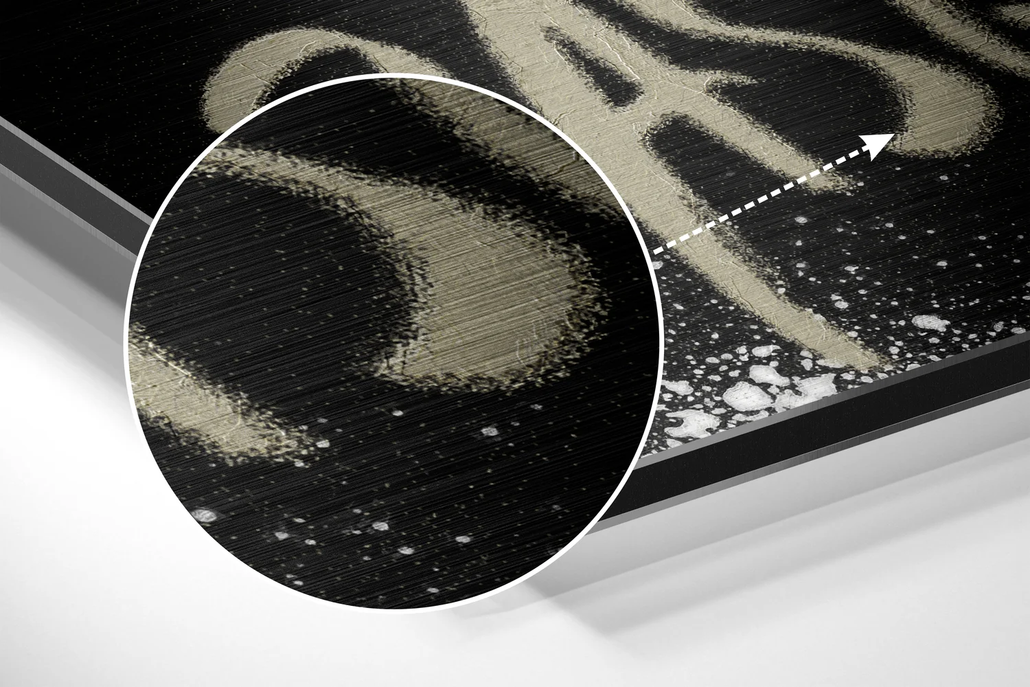 Basquiat Brushed Aluminum Dibond Wall Art - Image 3