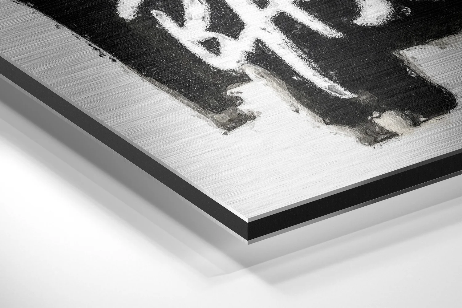 Basquiat Brushed Aluminum Dibond Wall Art - Image 2