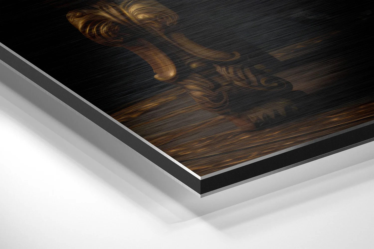 Elvis in Throne Brushed Aluminum Dibond Wall Art - Image 2