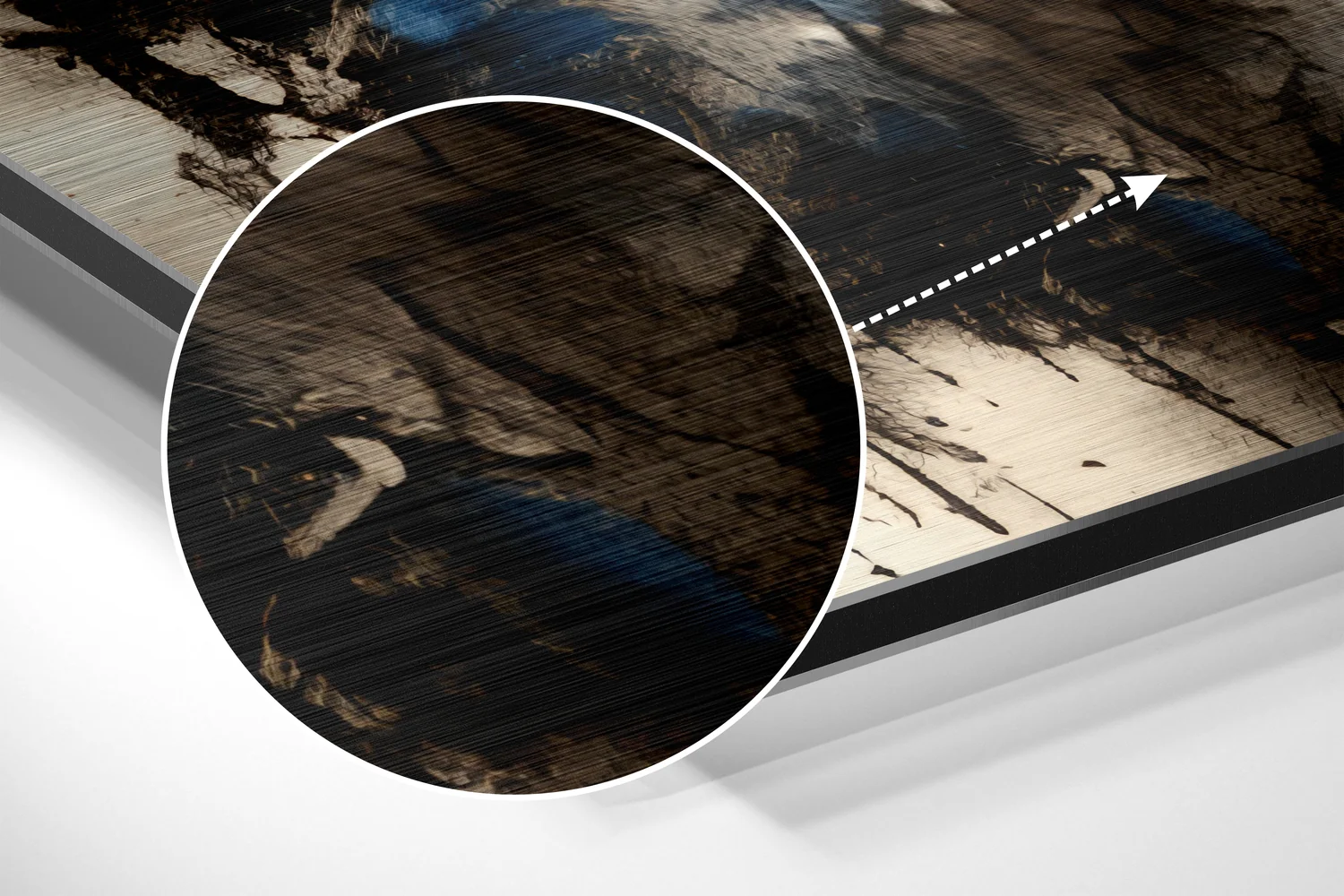 American Eagle Brushed Aluminum Dibond Wall Art - Image 3