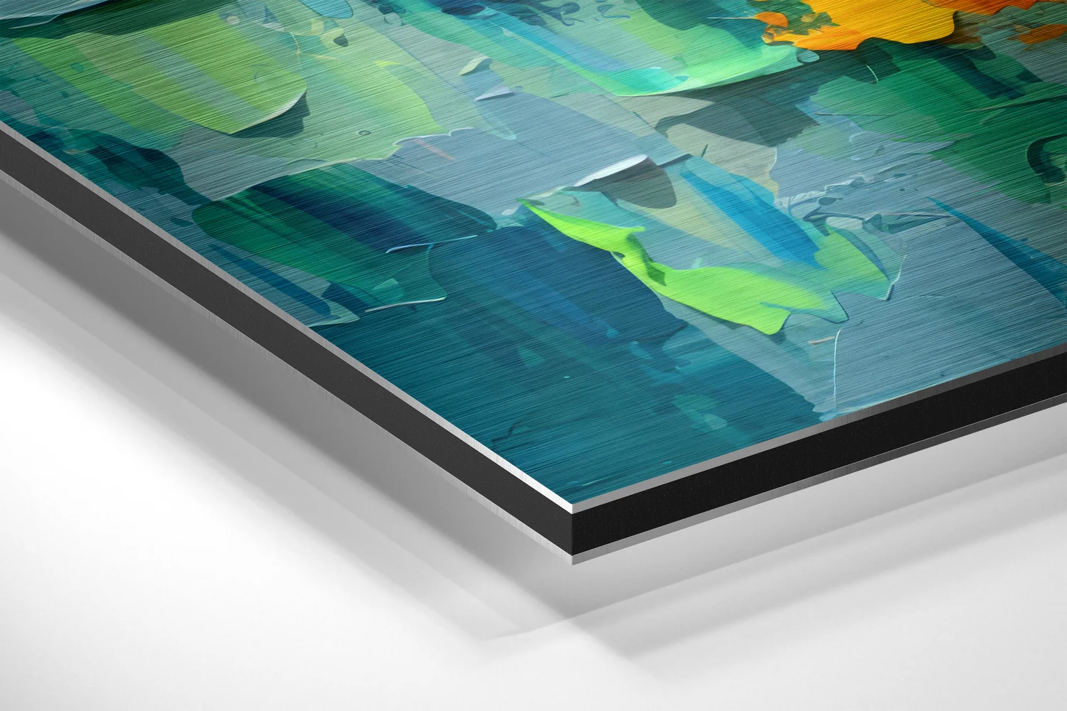 Bitcoin Brushed Aluminum Dibond Wall Art - Image 2
