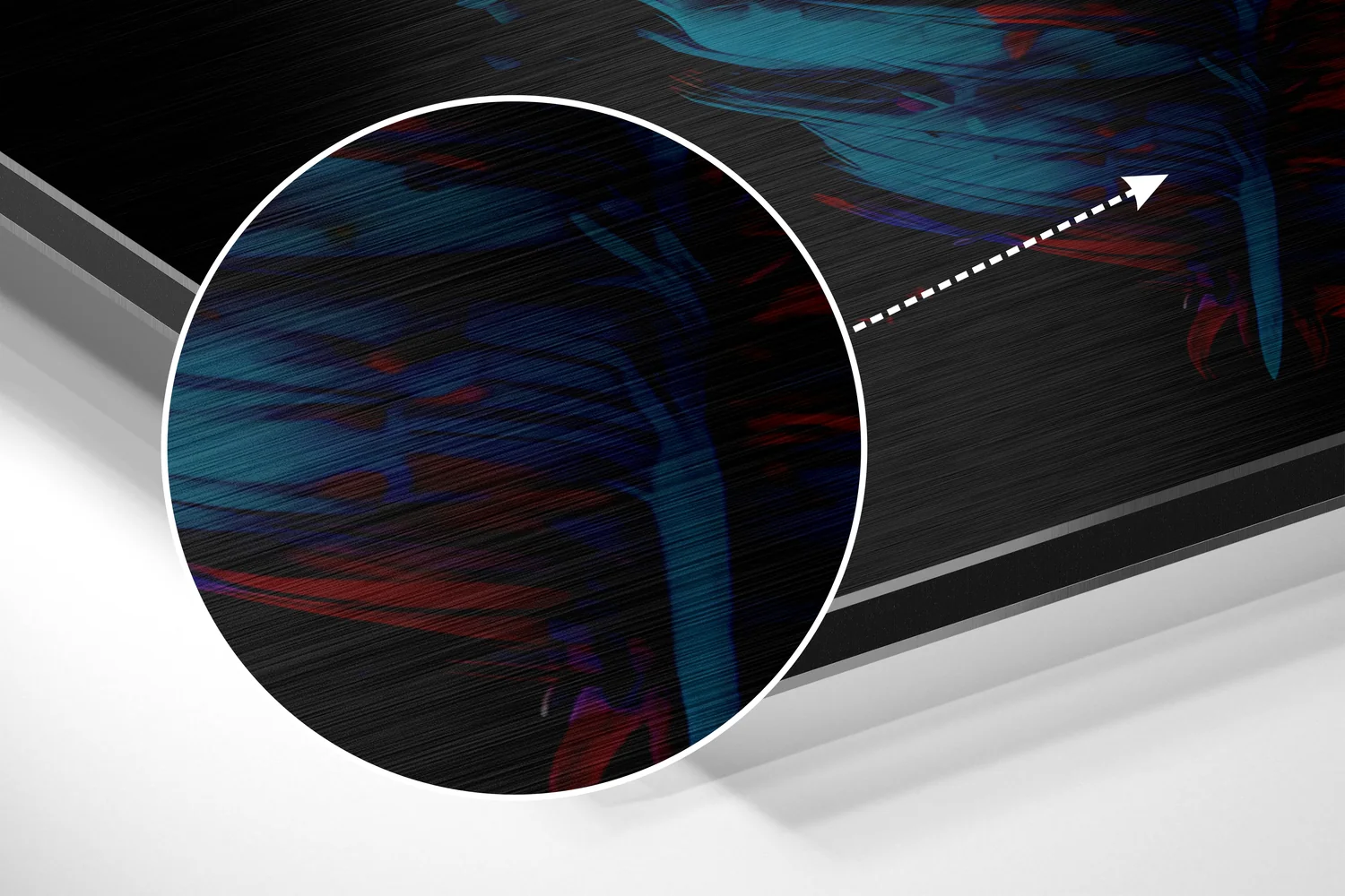 Feather Brushed Aluminum Dibond Wall Art - Image 3