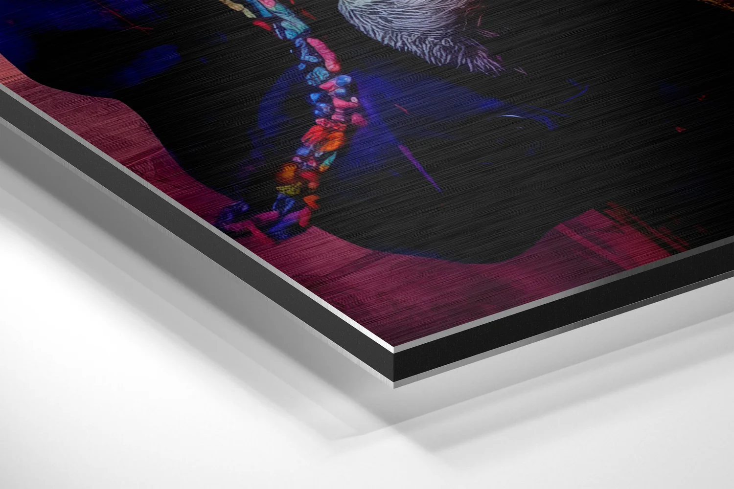 Little Monkey Brushed Aluminum Dibond Wall Art - Image 2