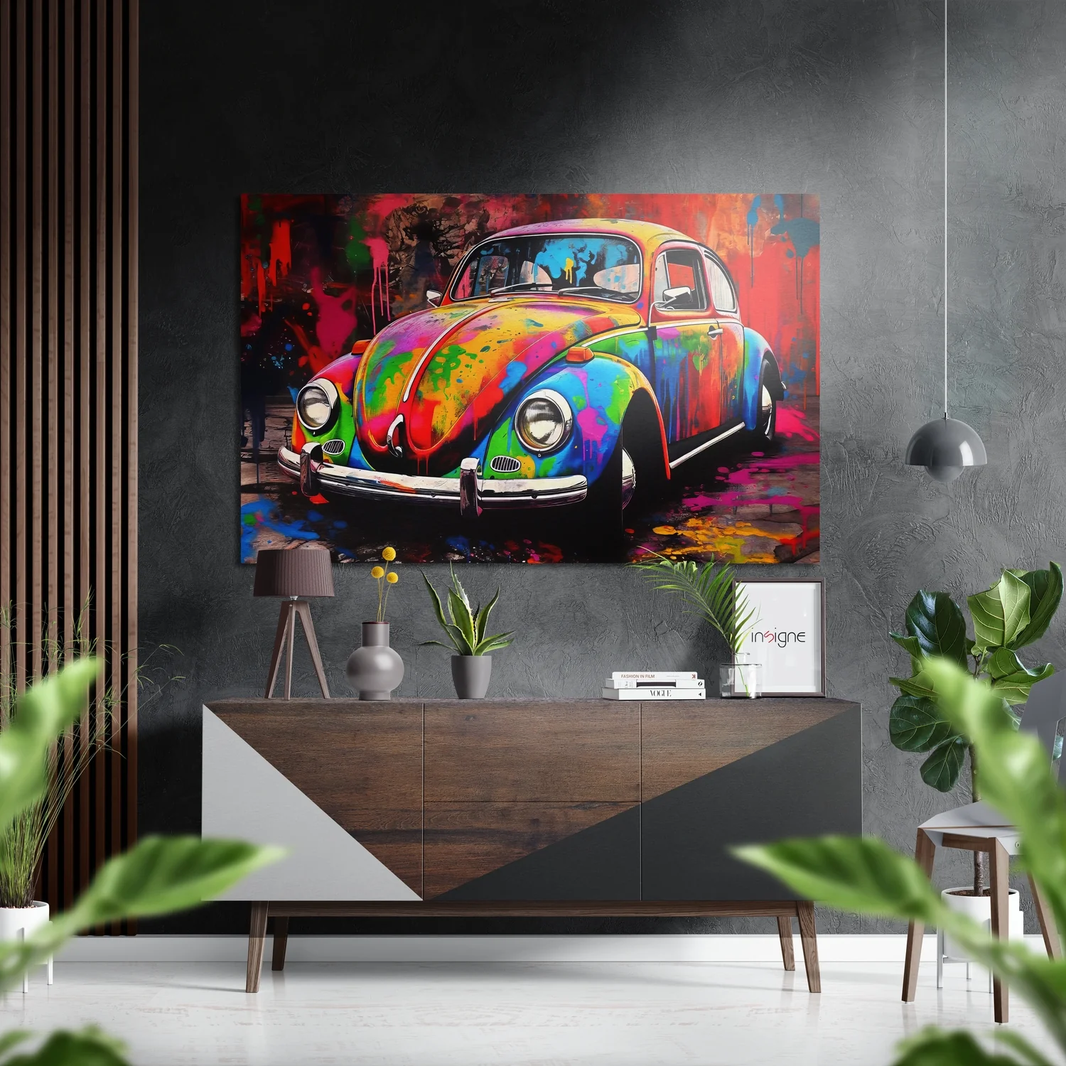 Vw  Brushed Aluminum Dibond Wall Art