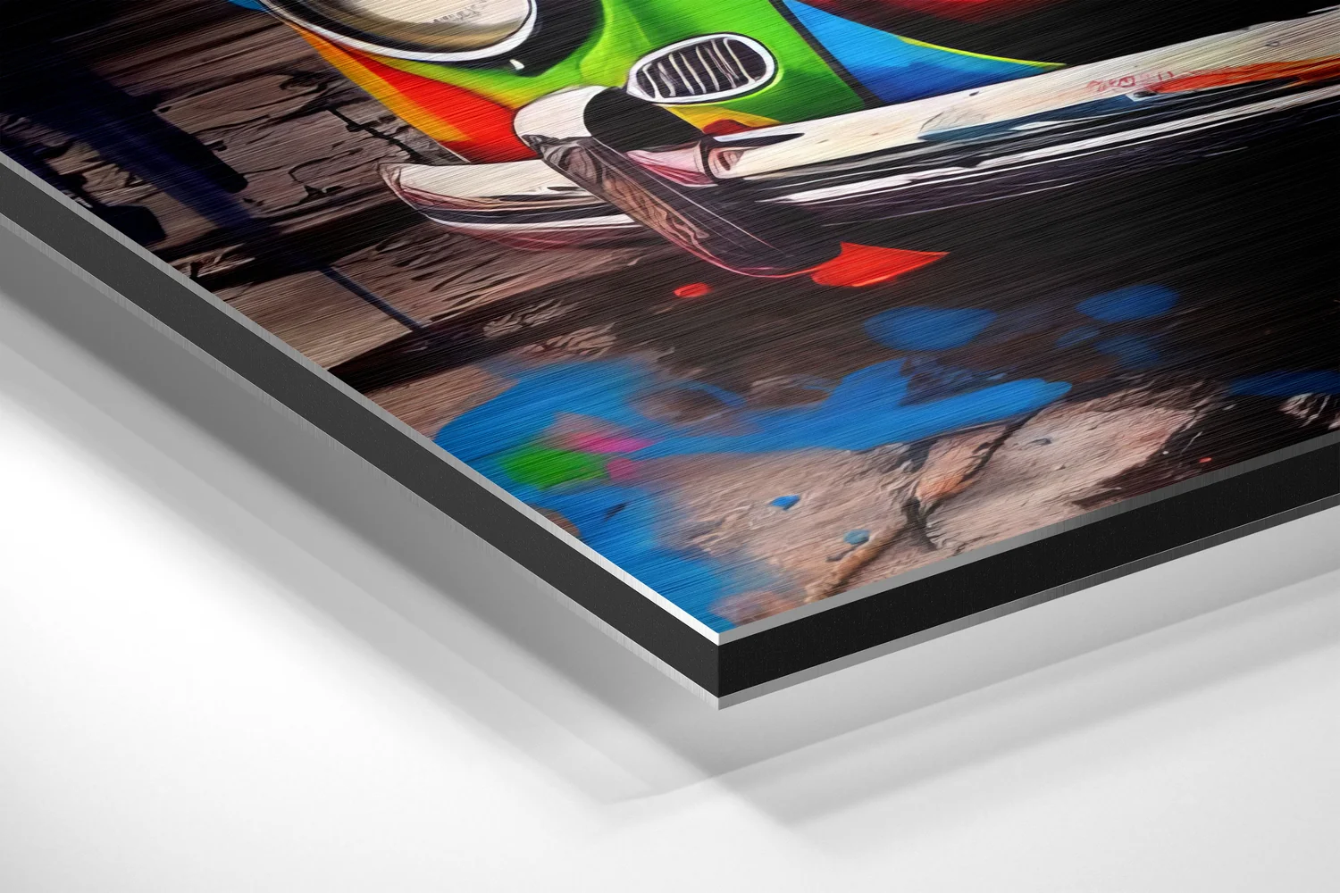 Vw  Brushed Aluminum Dibond Wall Art - Image 2