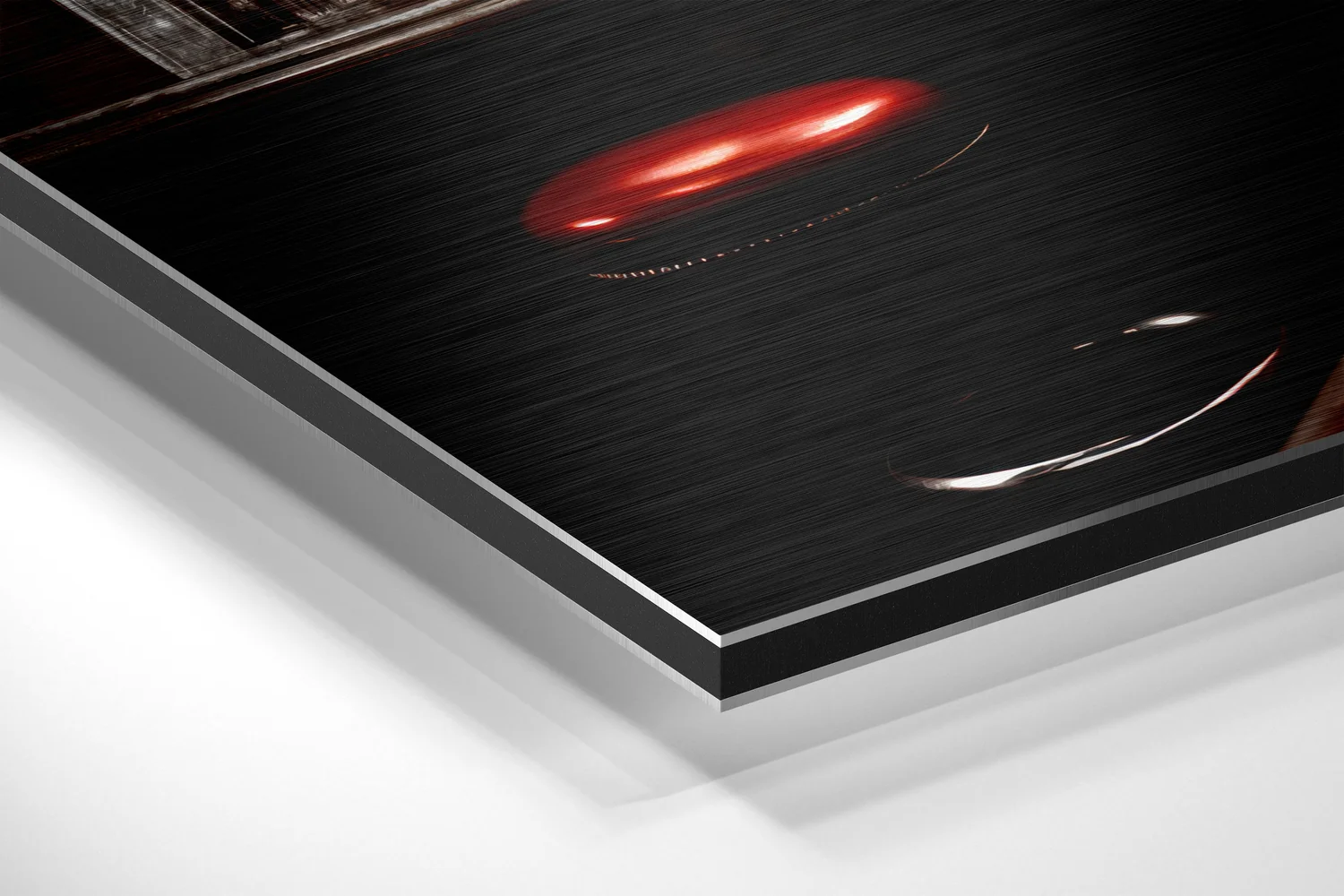 Woman in a Bar Brushed Aluminum Dibond Wall Art - Image 2
