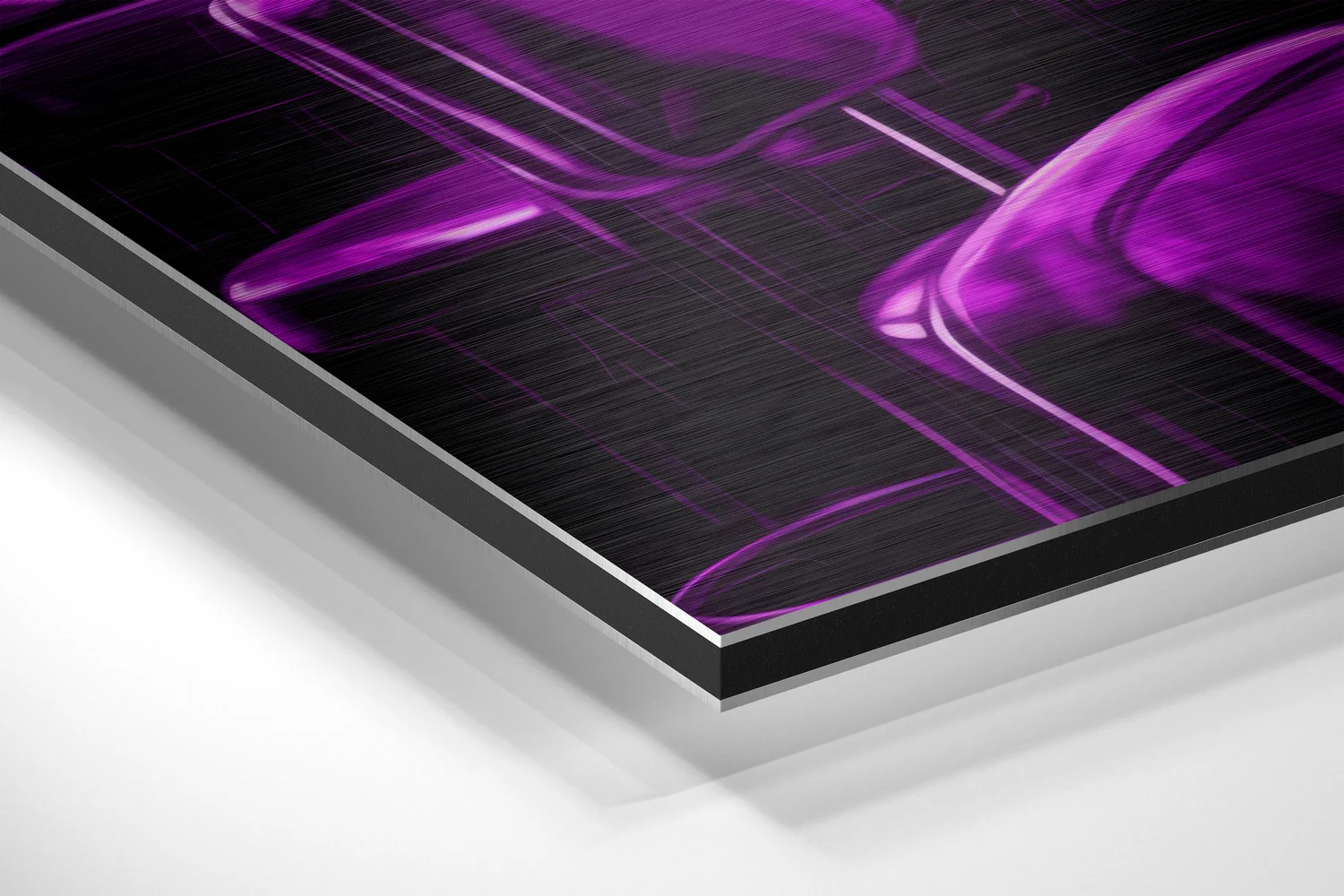Woman in a Bar Brushed Aluminum Dibond Wall Art - Image 2