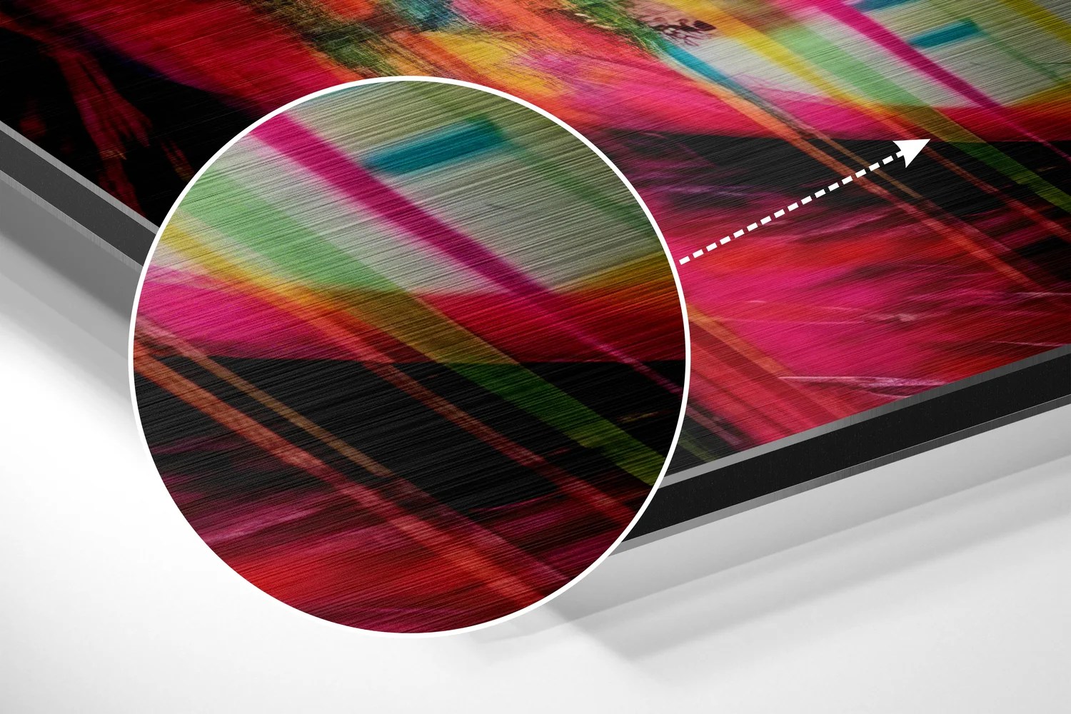 Woman Brushed Aluminum Dibond Wall Art - Image 3