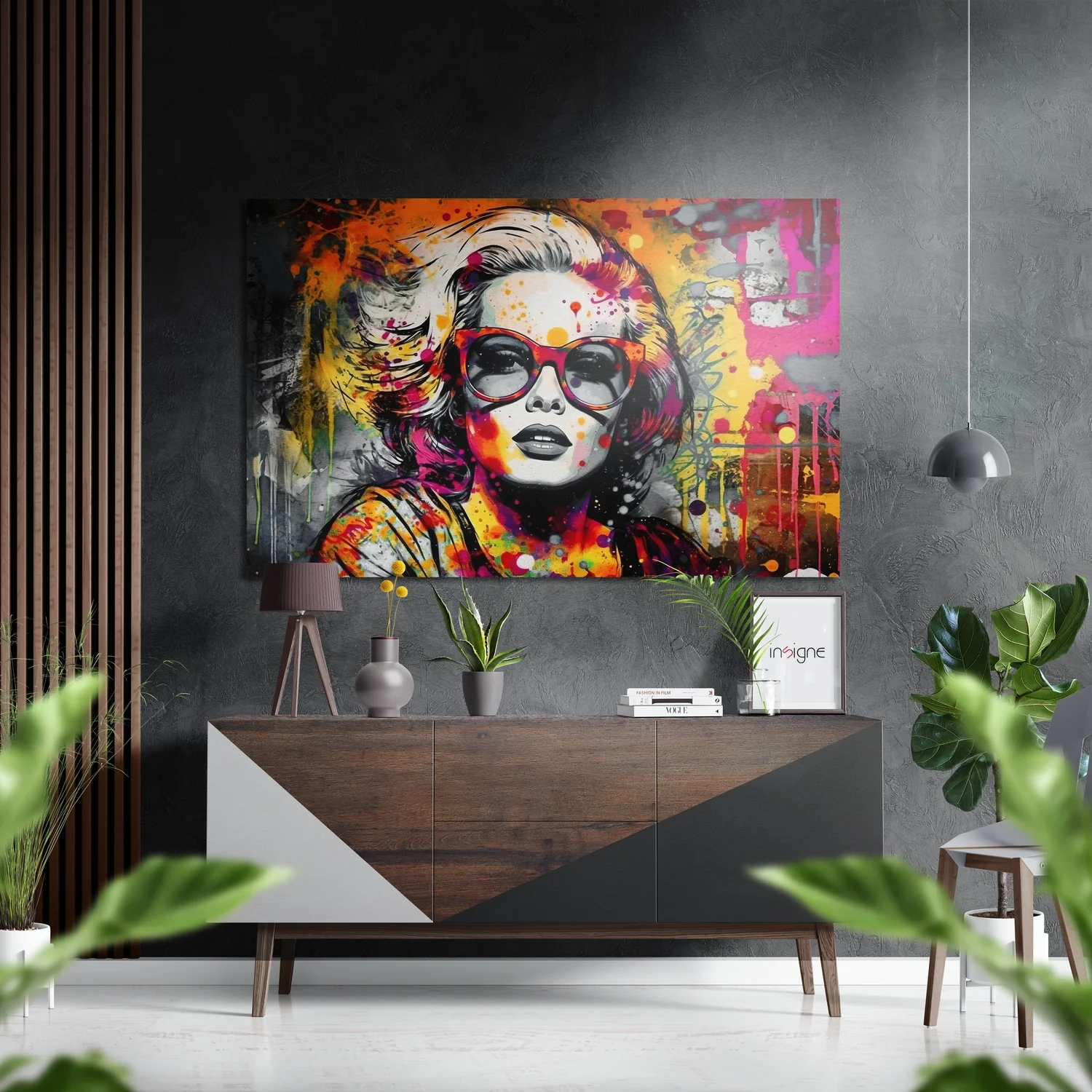 Face of Her Brushed Aluminum Dibond Wall Art
