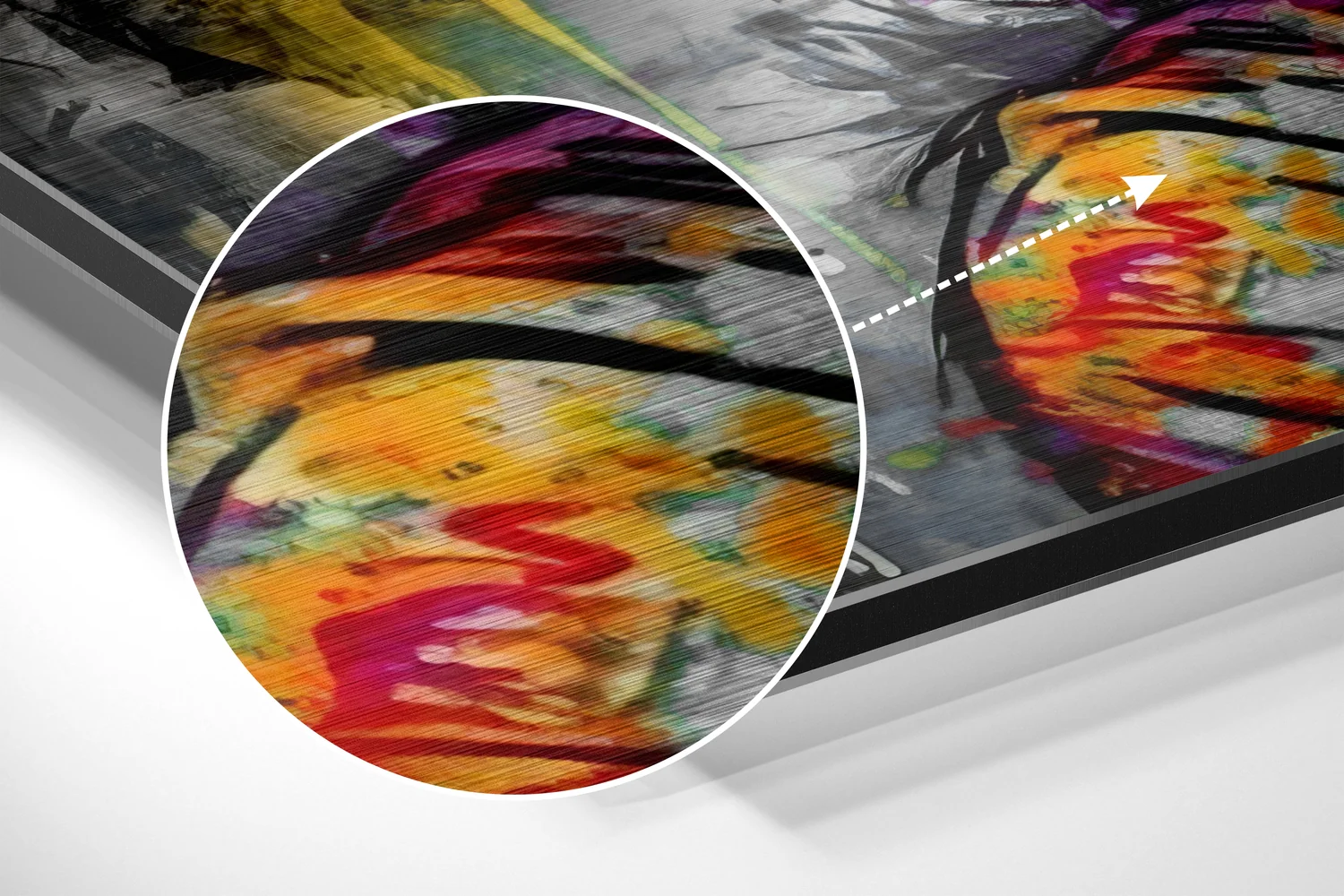 Face of Her Brushed Aluminum Dibond Wall Art - Image 3