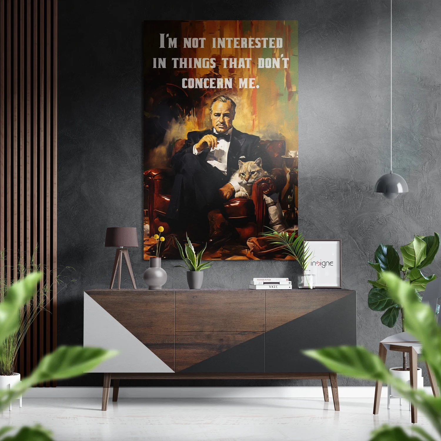 The Godfather Brushed Aluminum Dibond Wall Art