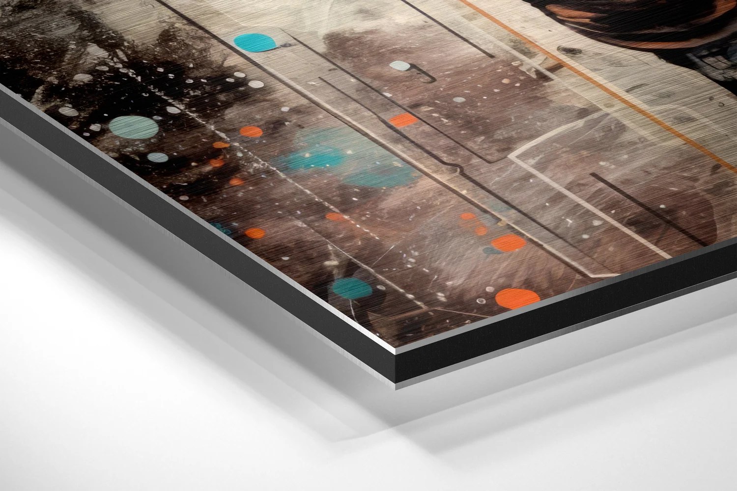 Astronaut Brushed Aluminum Dibond Wall Art - Image 2