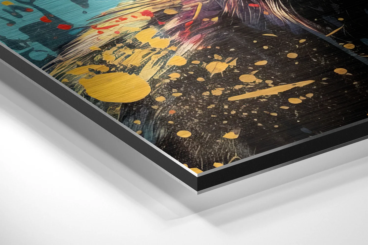 Smarty Monkey Brushed Aluminum Dibond Wall Art - Image 2