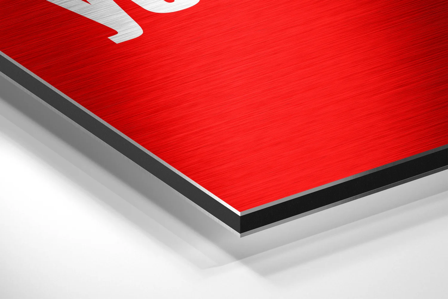 Never Tell Brushed Aluminum Dibond Wall Art - Image 2