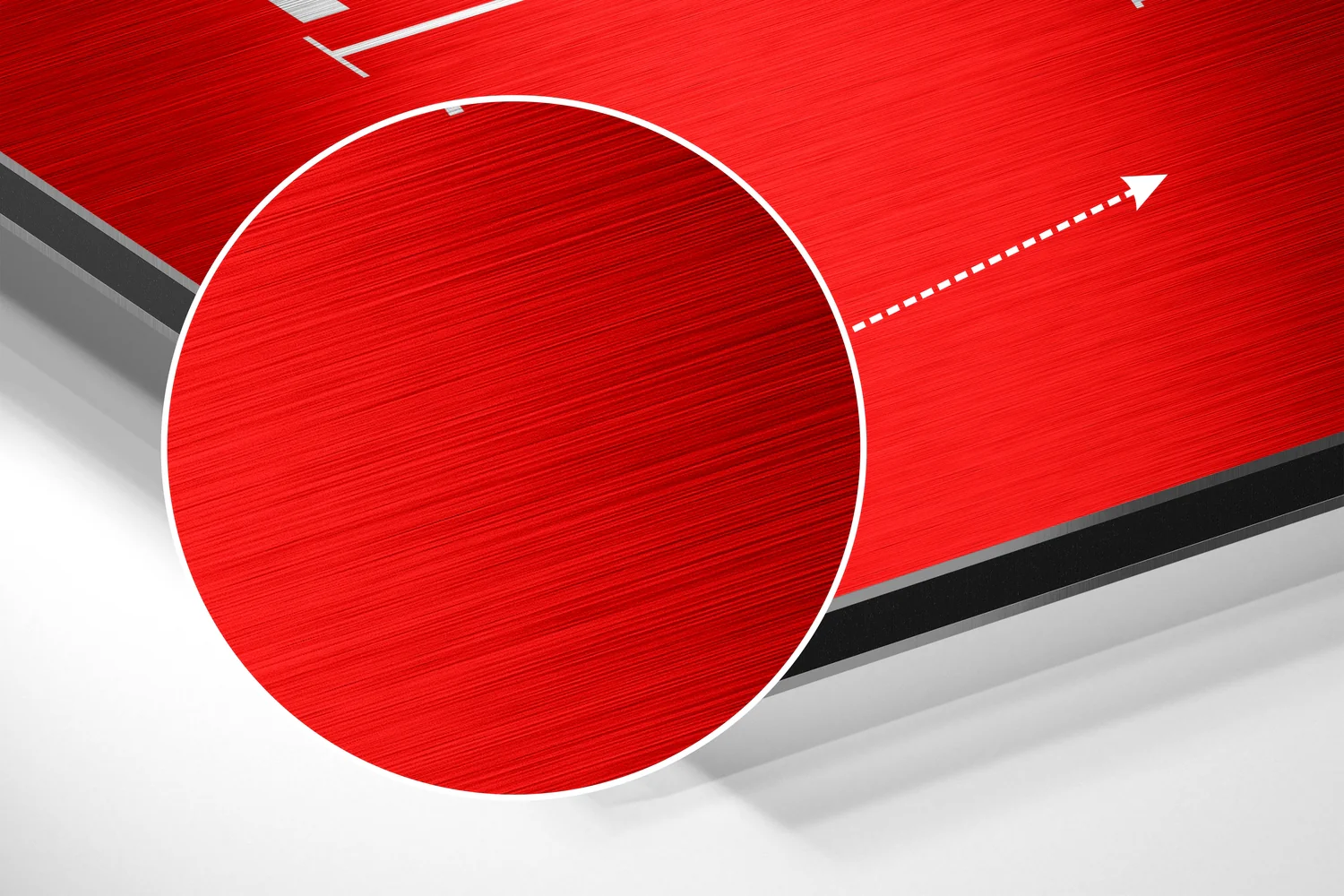 Hahaha Brushed Aluminum Dibond Wall Art - Image 3