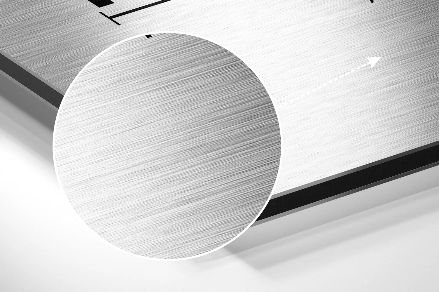 Hahaha Brushed Aluminum Dibond Wall Art - Image 3