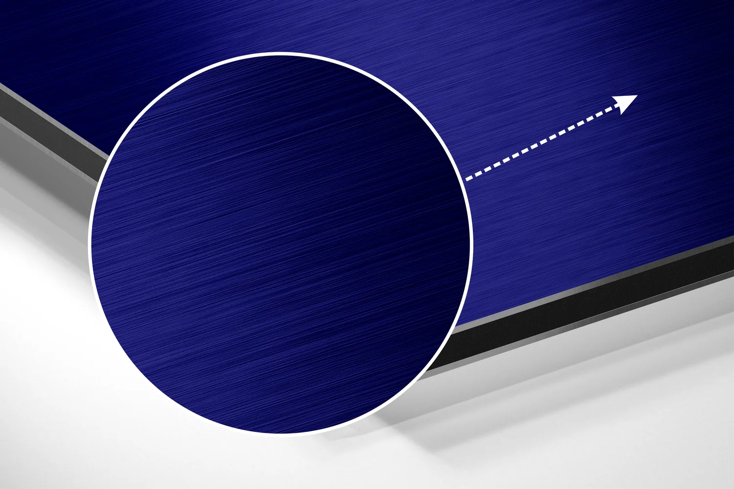 Keep It Simple Brushed Aluminum Dibond Wall Art - Image 3
