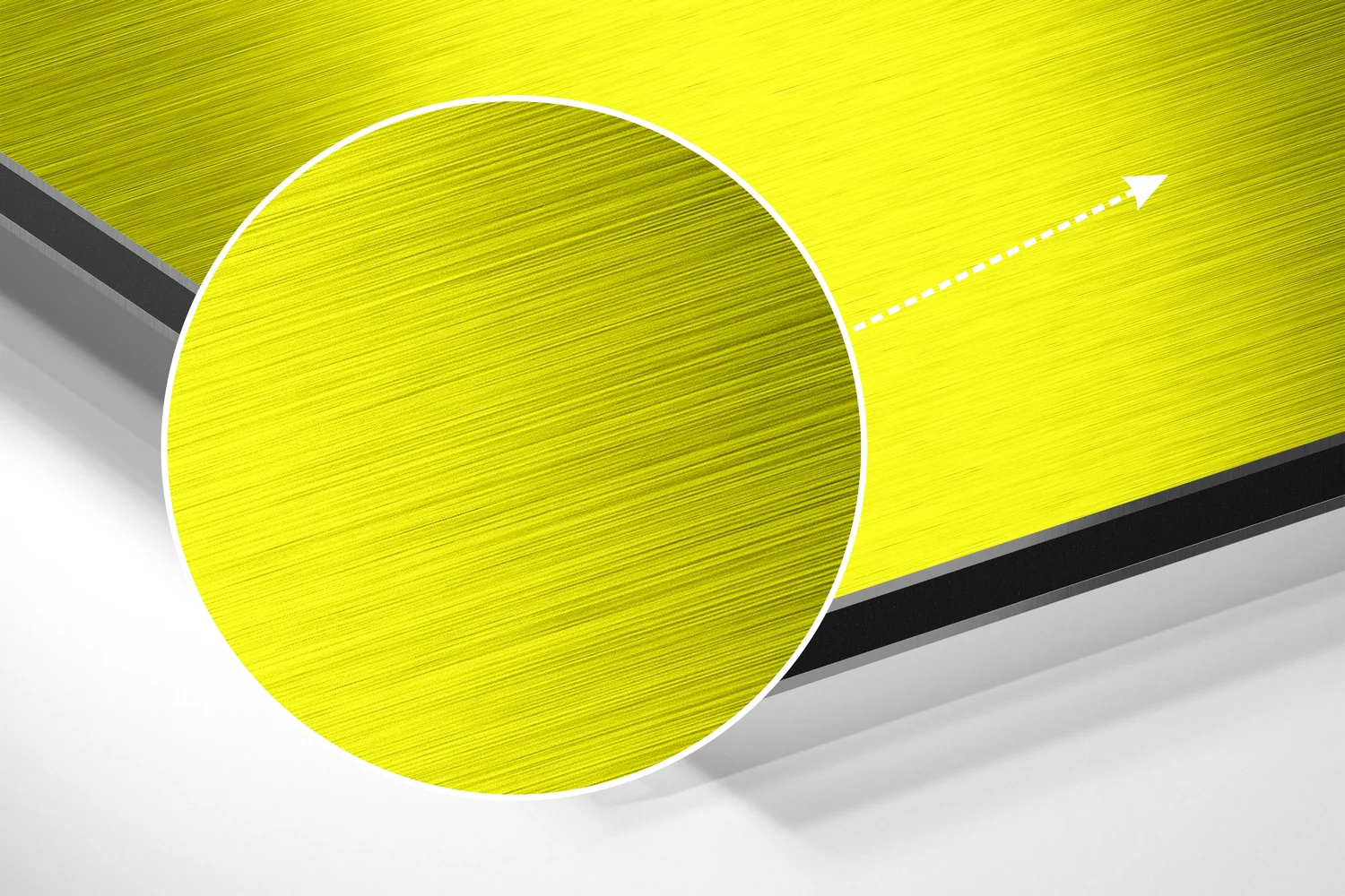 Keep It Simple Brushed Aluminum Dibond Wall Art - Image 3