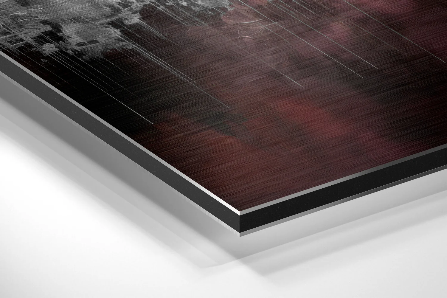 City Silhouette Brushed Aluminum Dibond Wall Art - Image 2