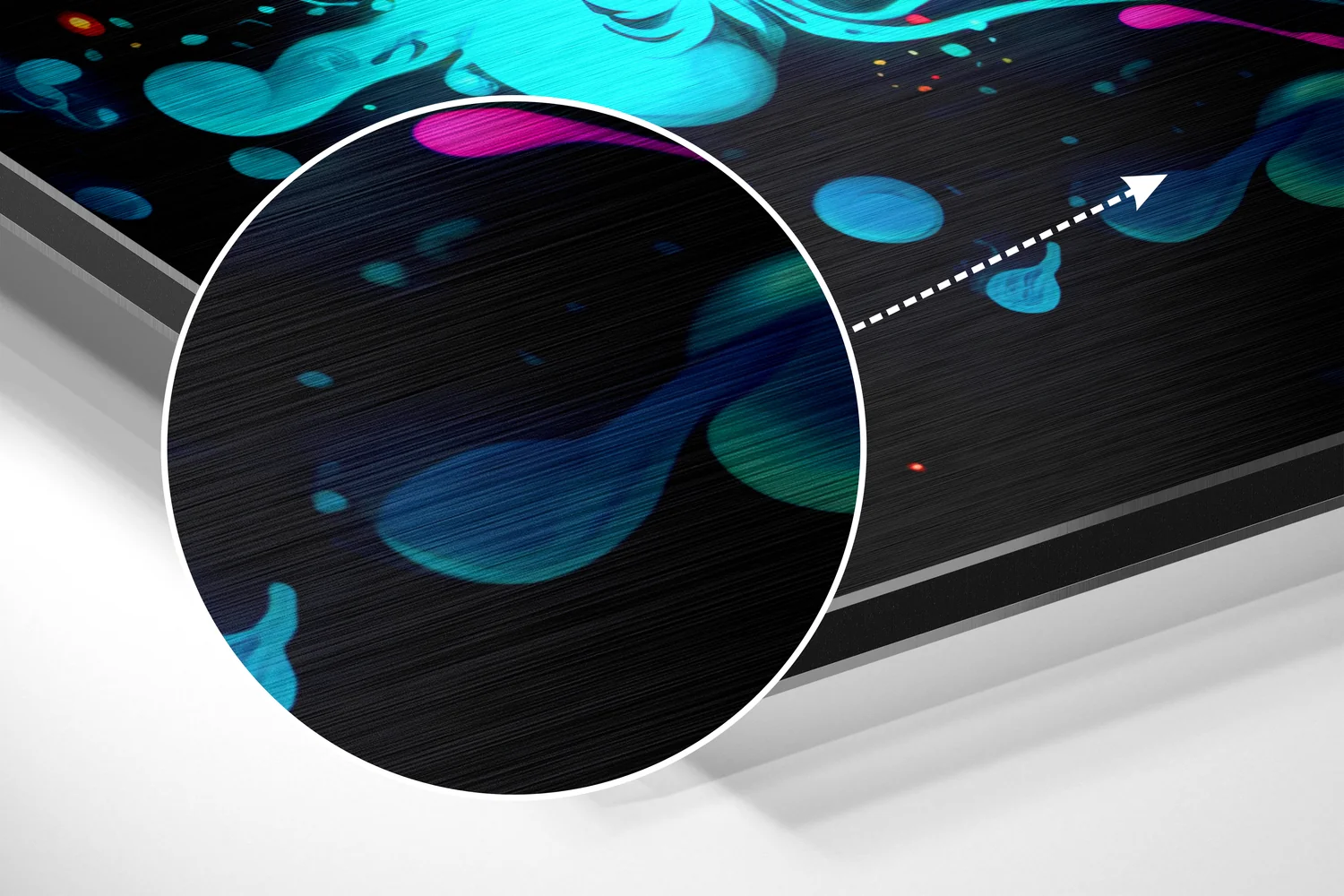 Colors of Space Brushed Aluminum Dibond Wall Art - Image 3