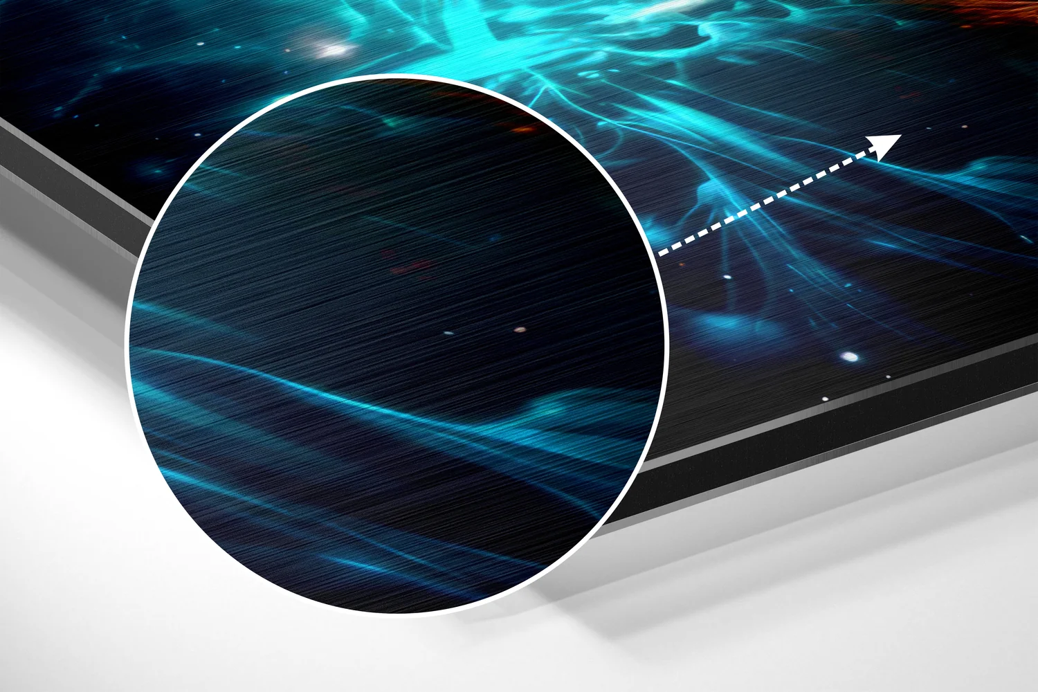 Colors of Space Brushed Aluminum Dibond Wall Art - Image 3
