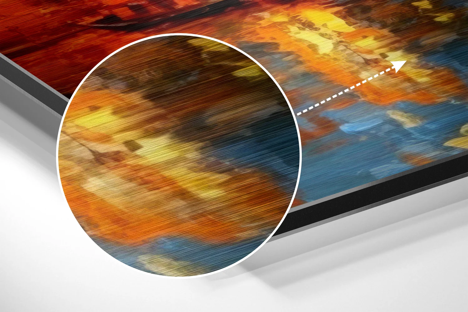 Istanbul Brushed Aluminum Dibond Wall Art - Image 3