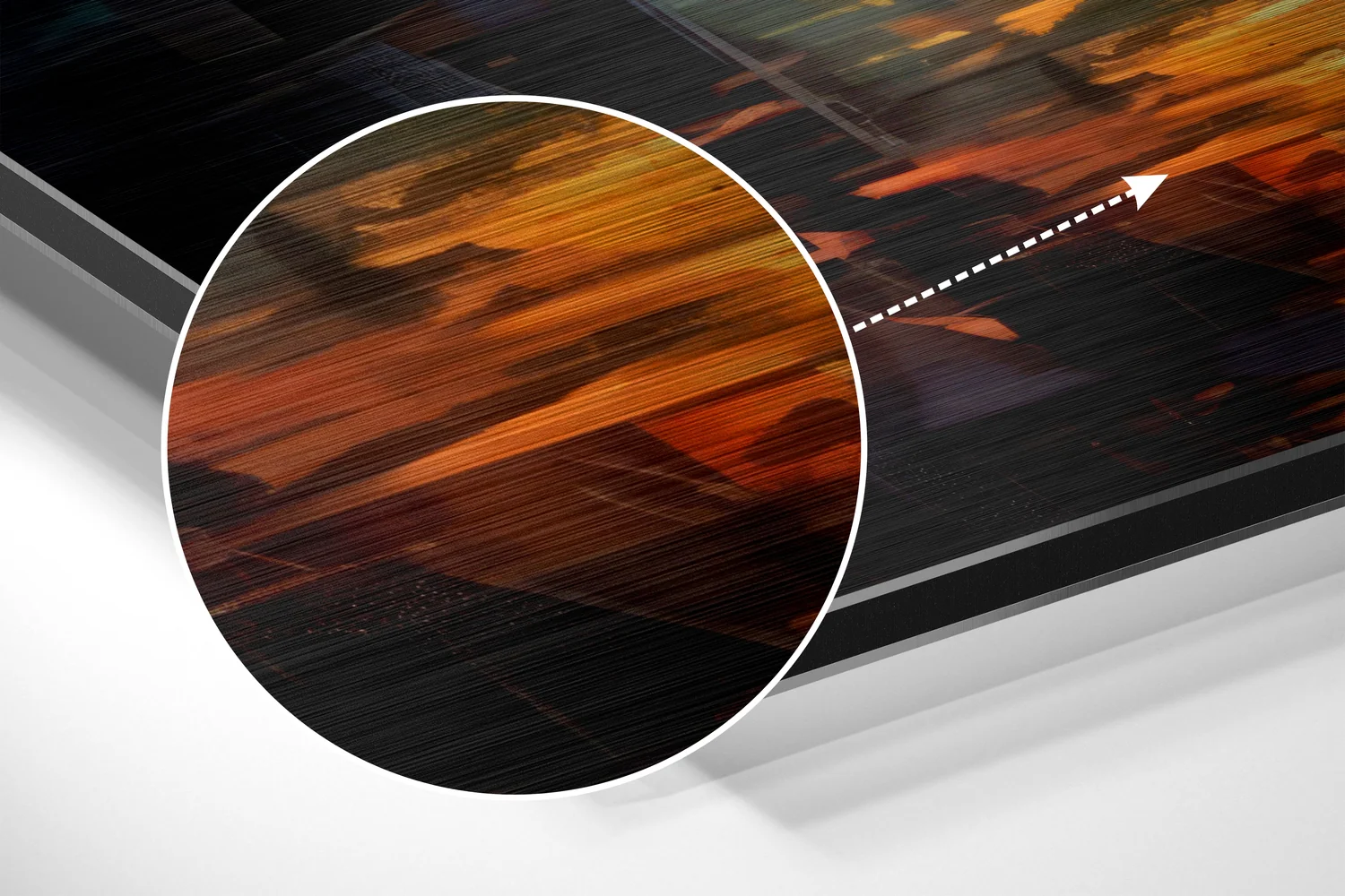 Alone Brushed Aluminum Dibond Wall Art - Image 3