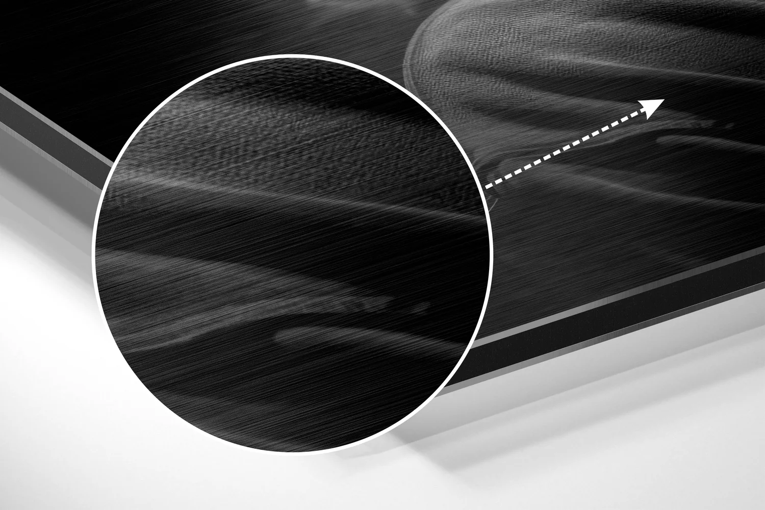 Tupac Brushed Aluminum Dibond Wall Art - Image 3