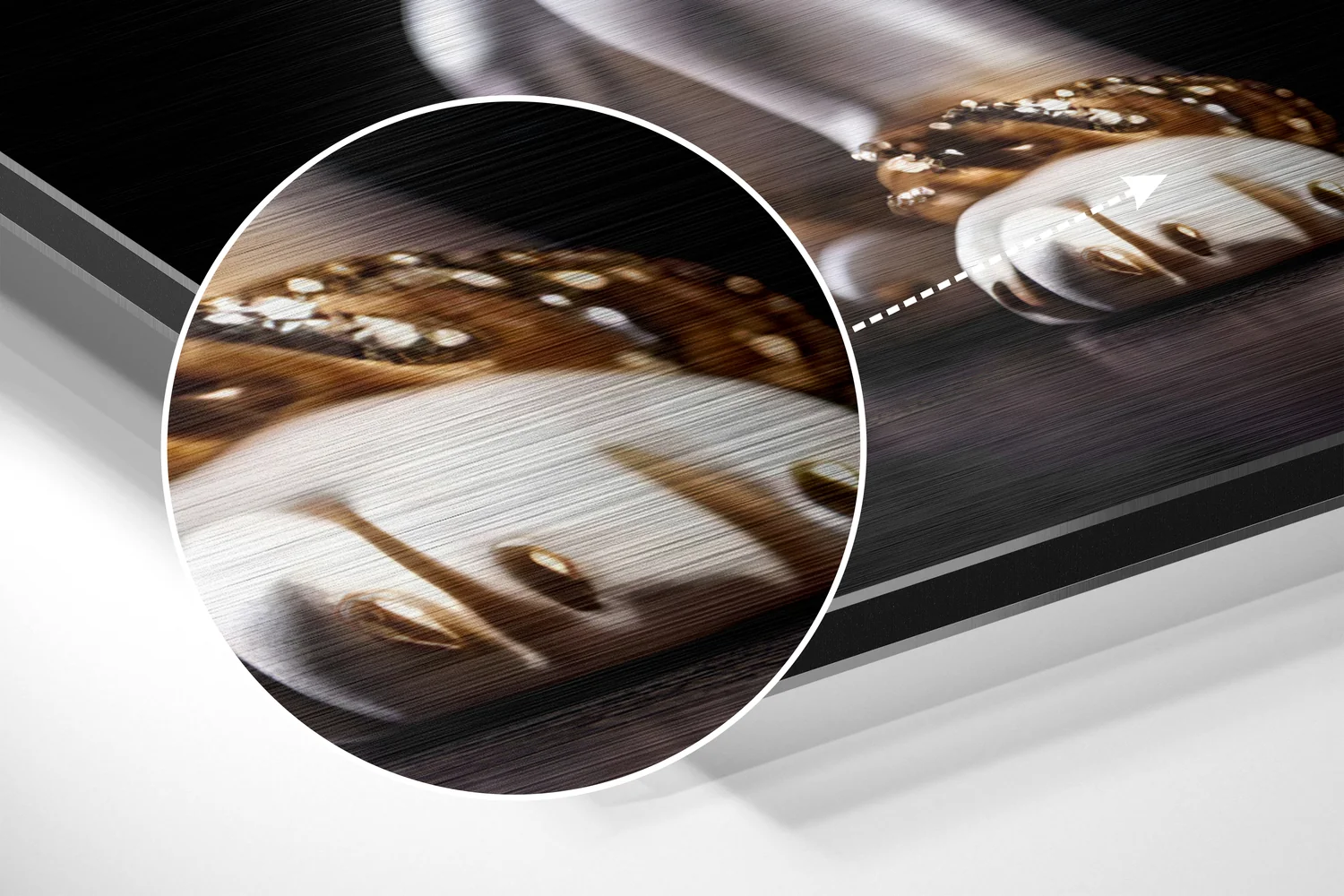 Puppy Brushed Aluminum Dibond Wall Art - Image 3
