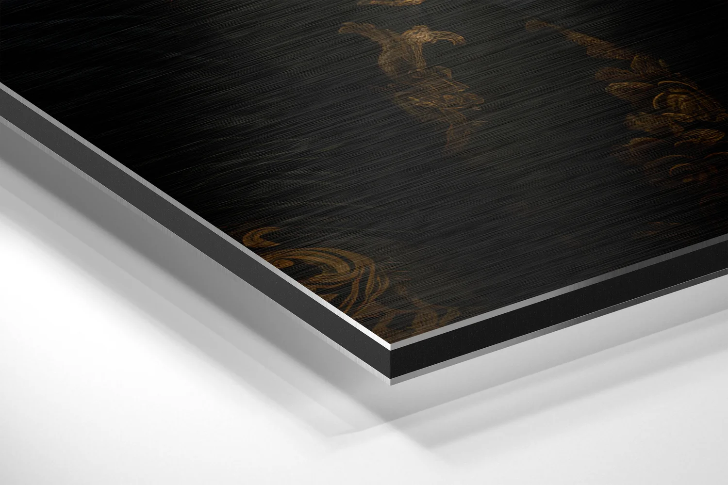 Mr. Tiger Brushed Aluminum Dibond Wall Art - Image 2