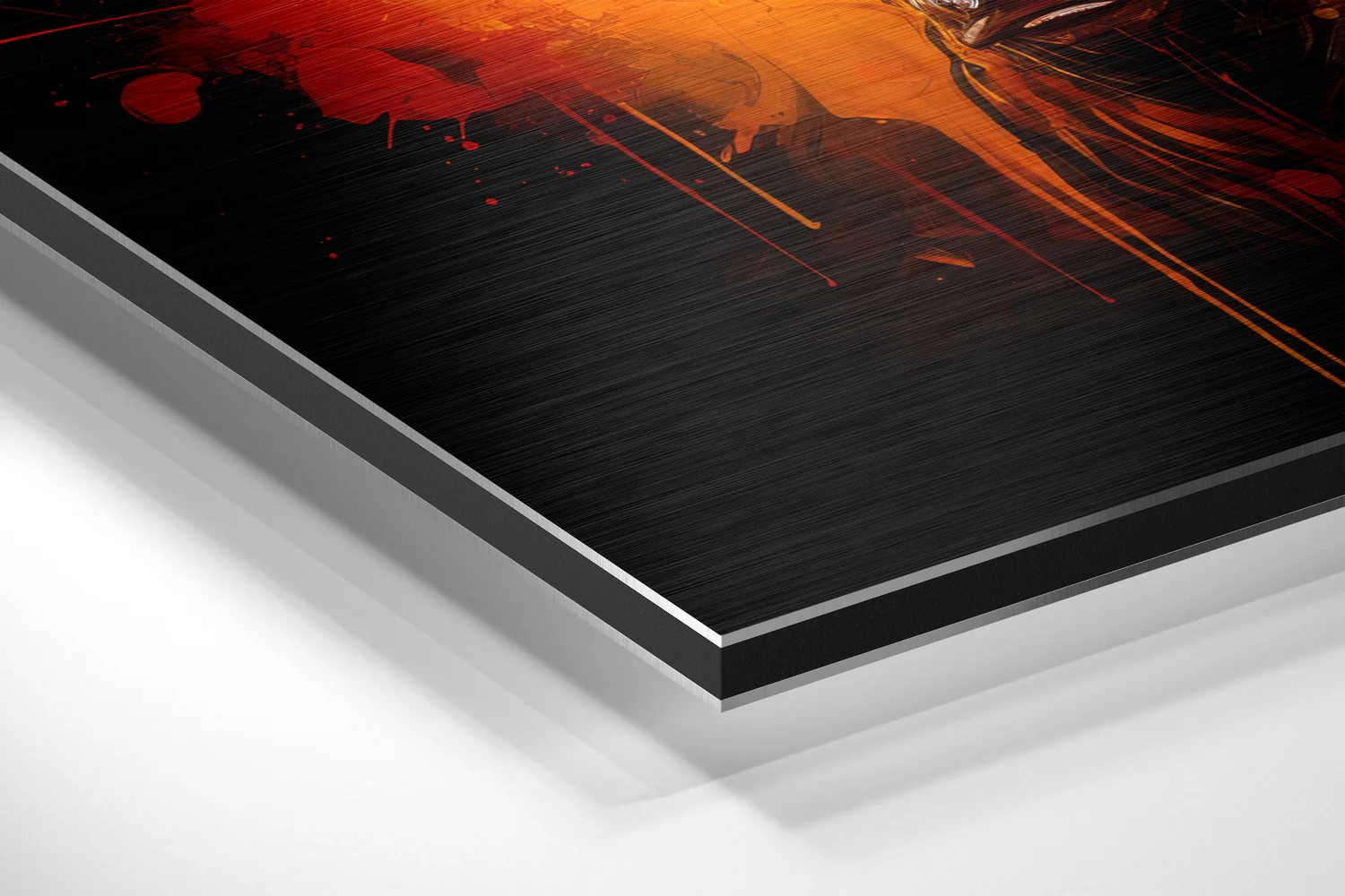 Bull Brushed Aluminum Dibond Wall Art - Image 2